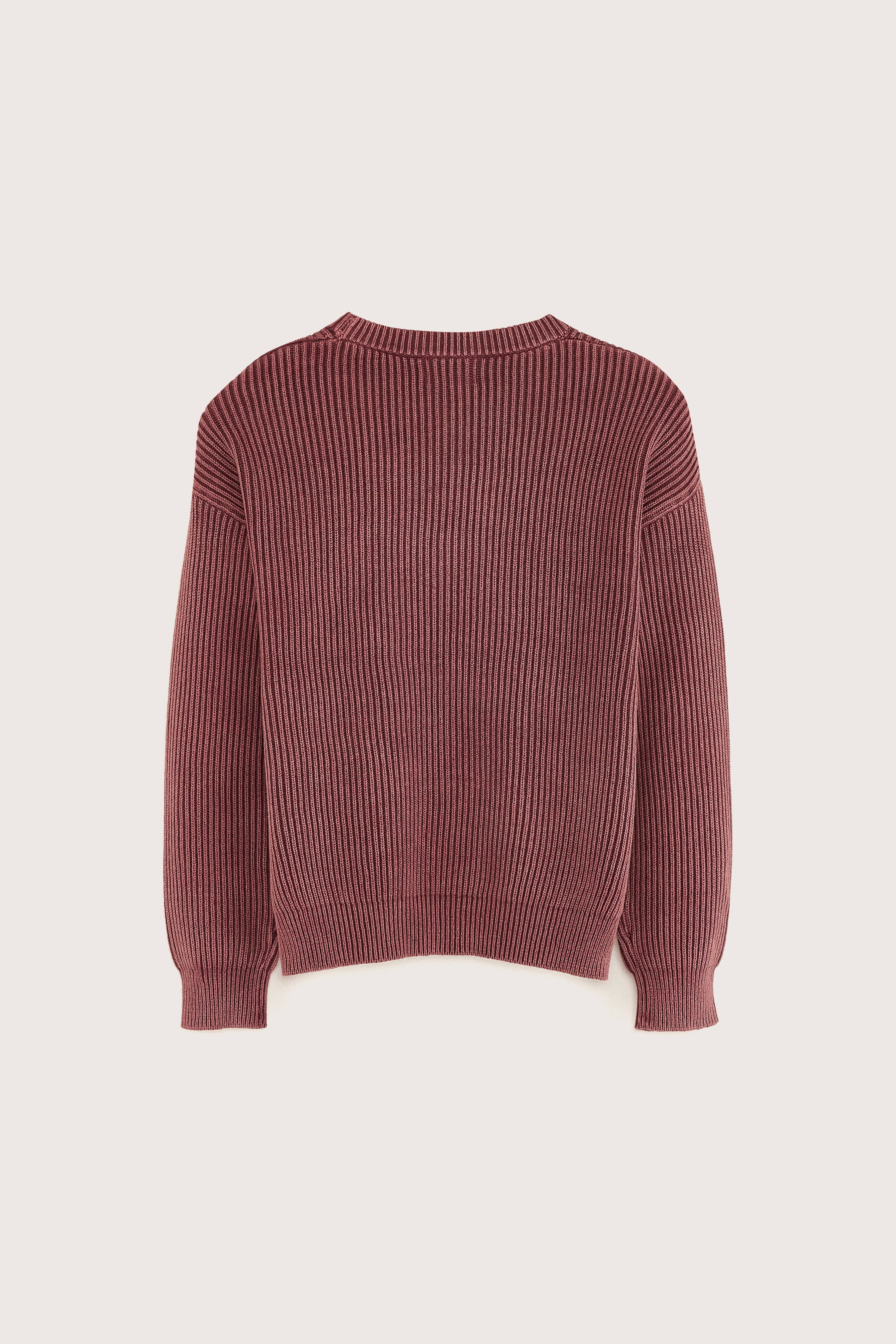 Gocca Crewneck Sweater - Grenat For Boys | Bellerose