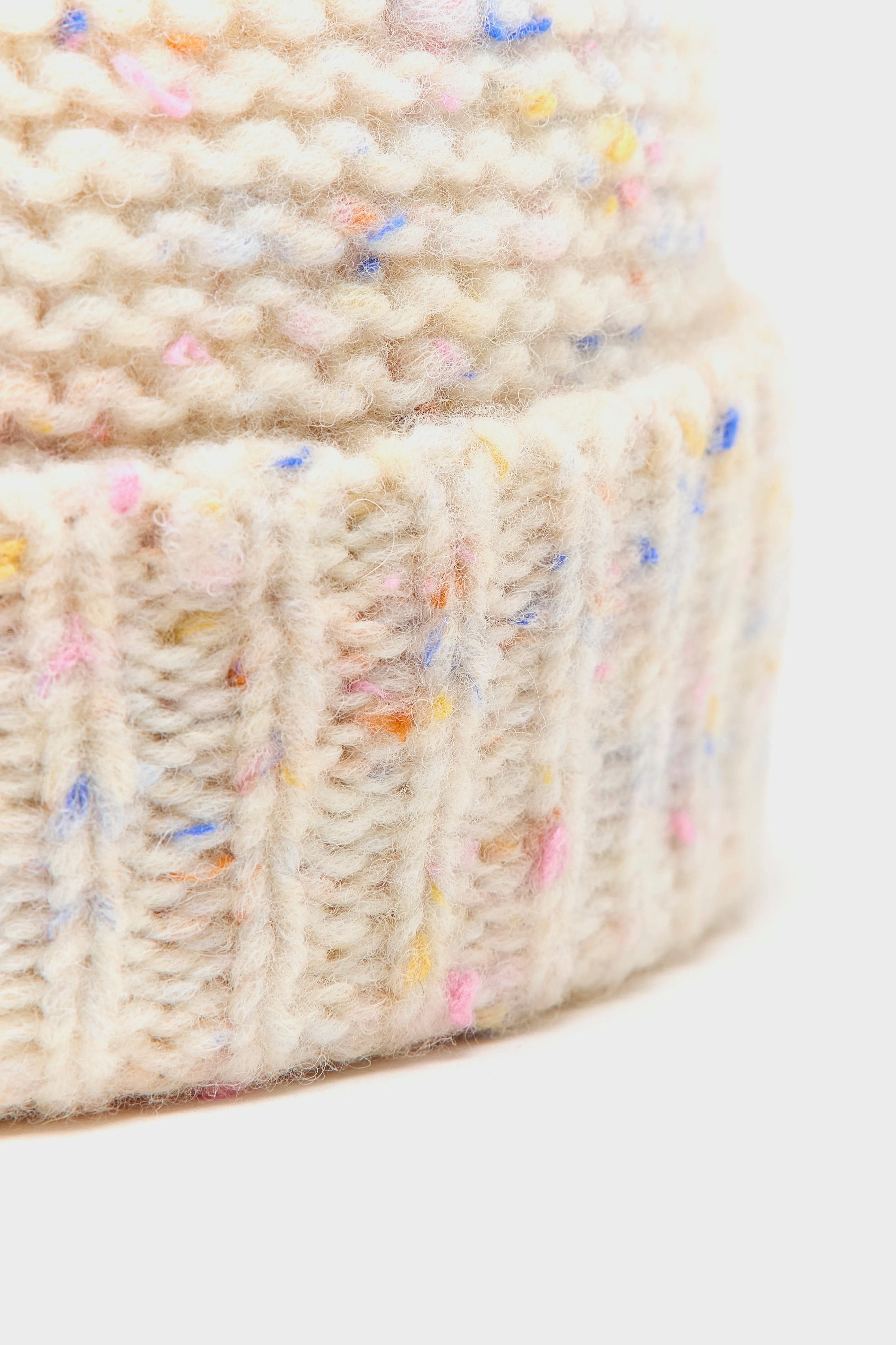 Agato Gebreide Muts - Ecru / Multicolor Voor Meisjes | Bellerose