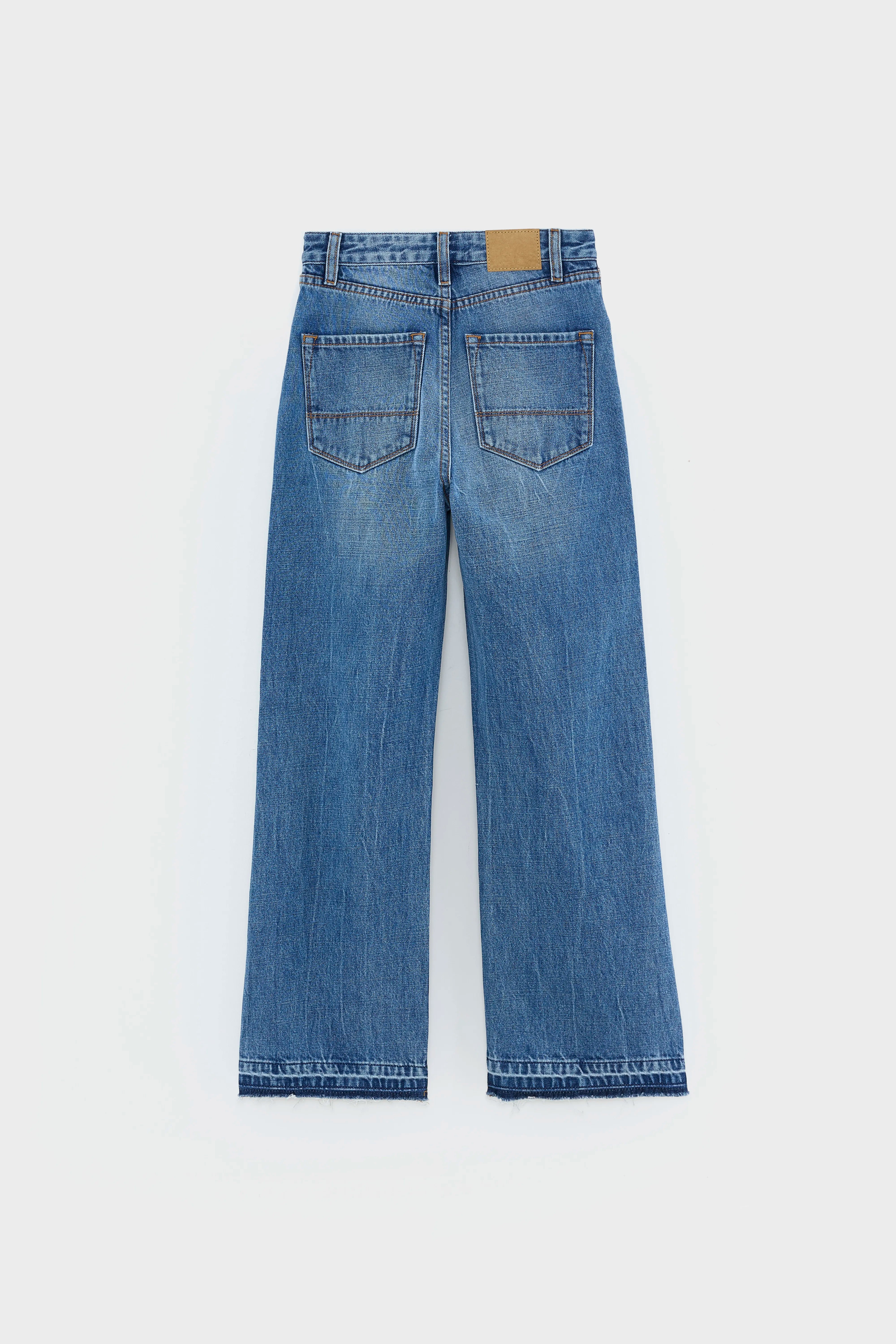 Popies Flared Jeans - Blue stone For Girls | Bellerose