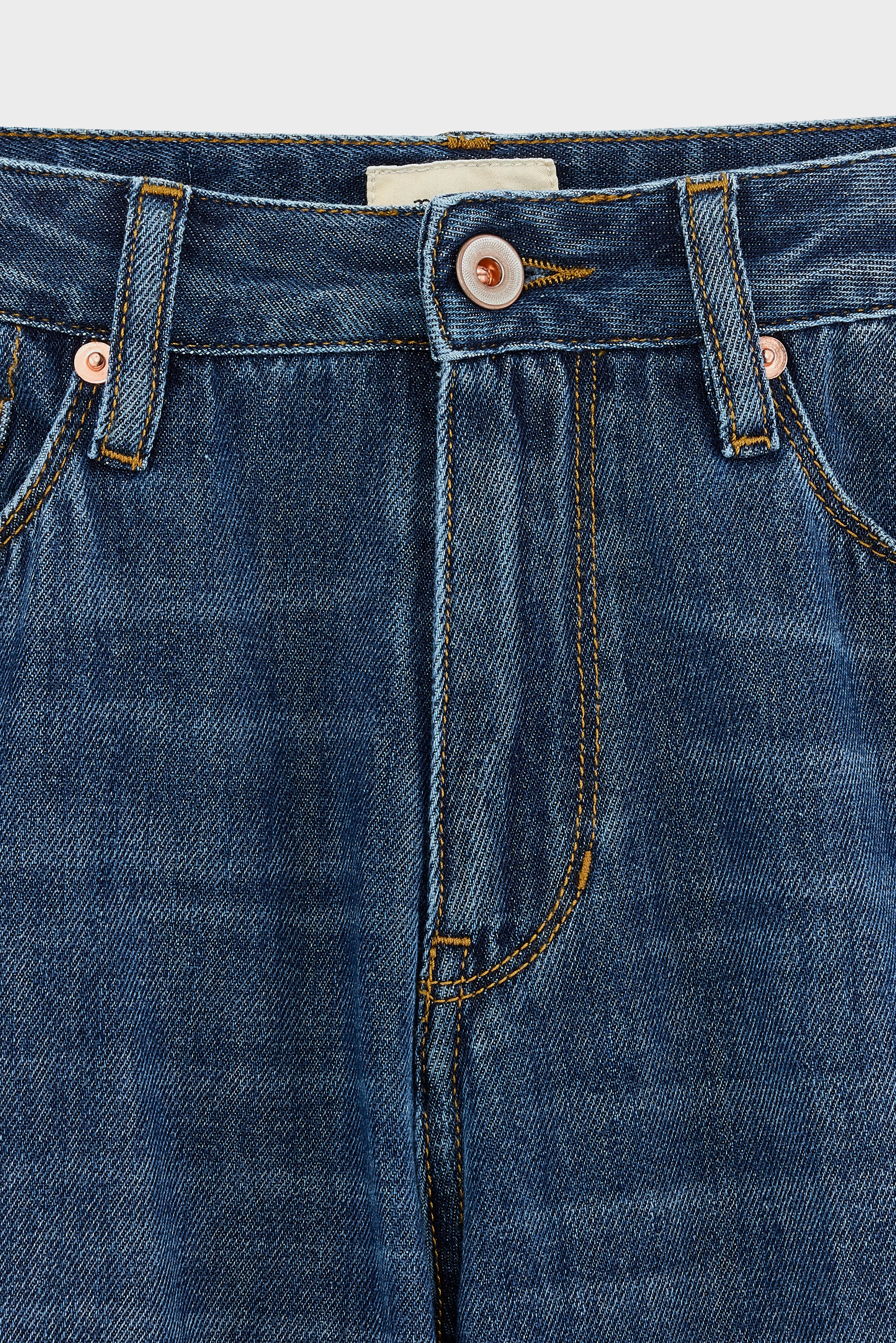 Pearlie Straight Jeans - Used blue For Girls | Bellerose