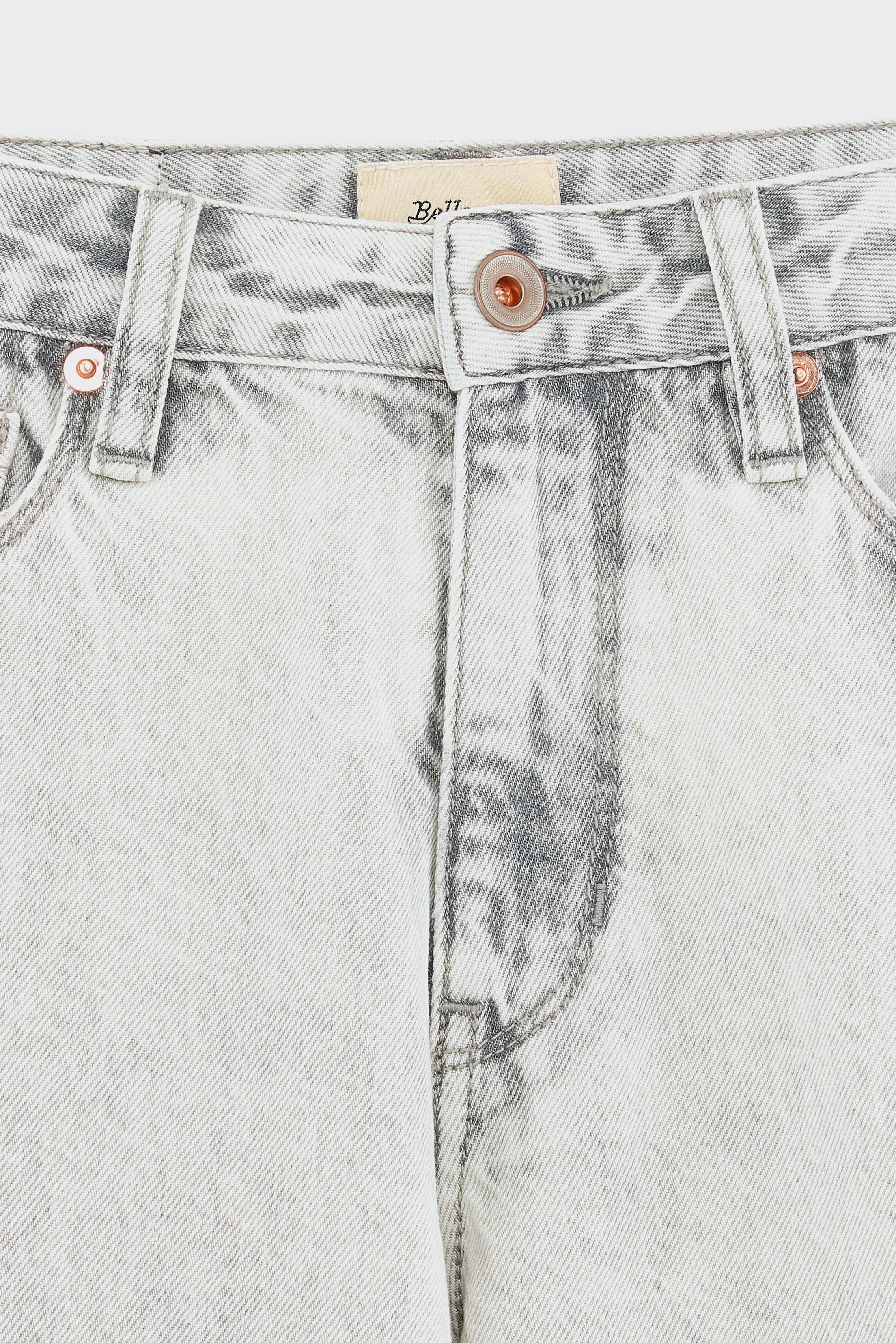 Jean droit Pearlie (252 / G / GREY BLEACH)