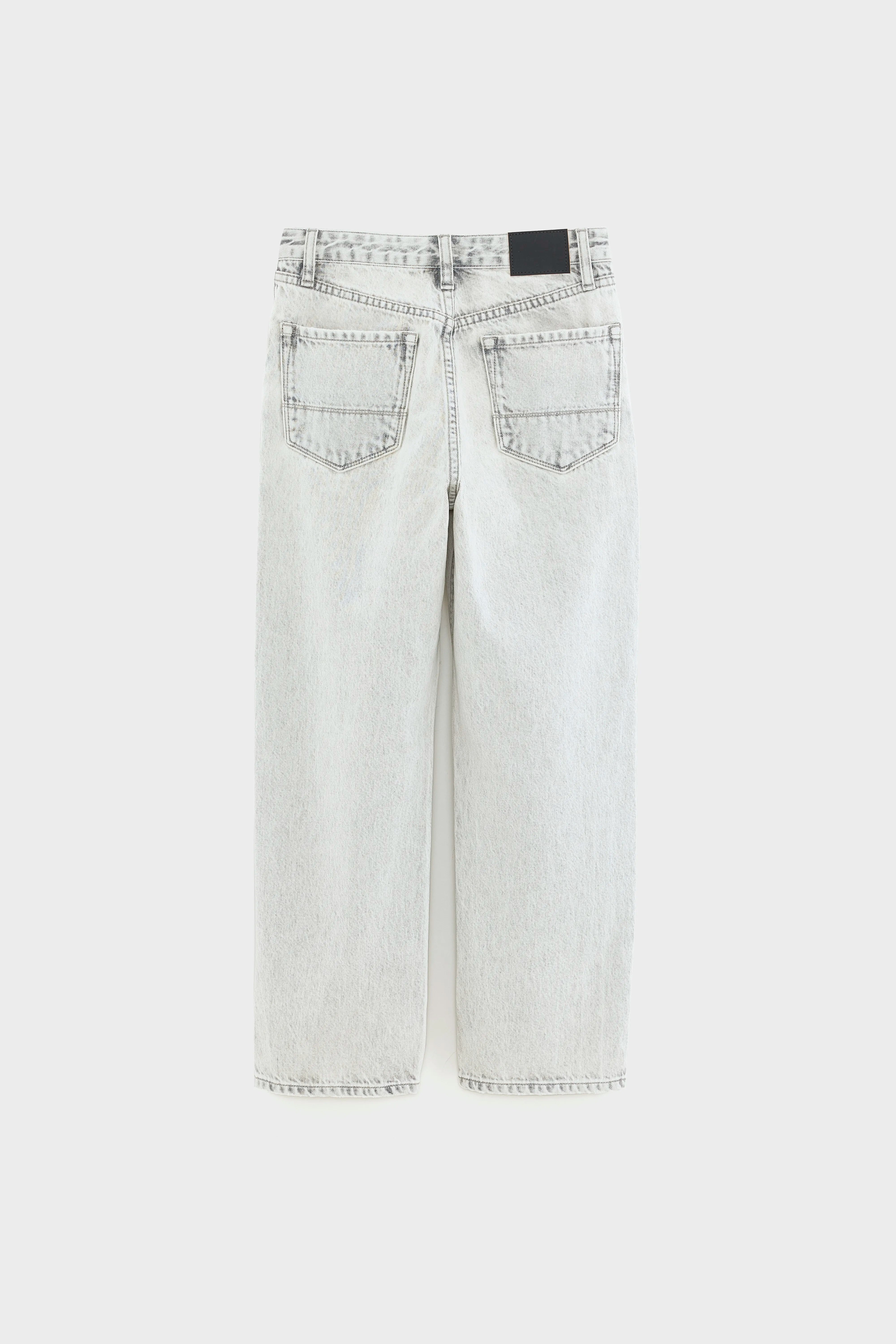 Jean droit Pearlie (252 / G / GREY BLEACH)