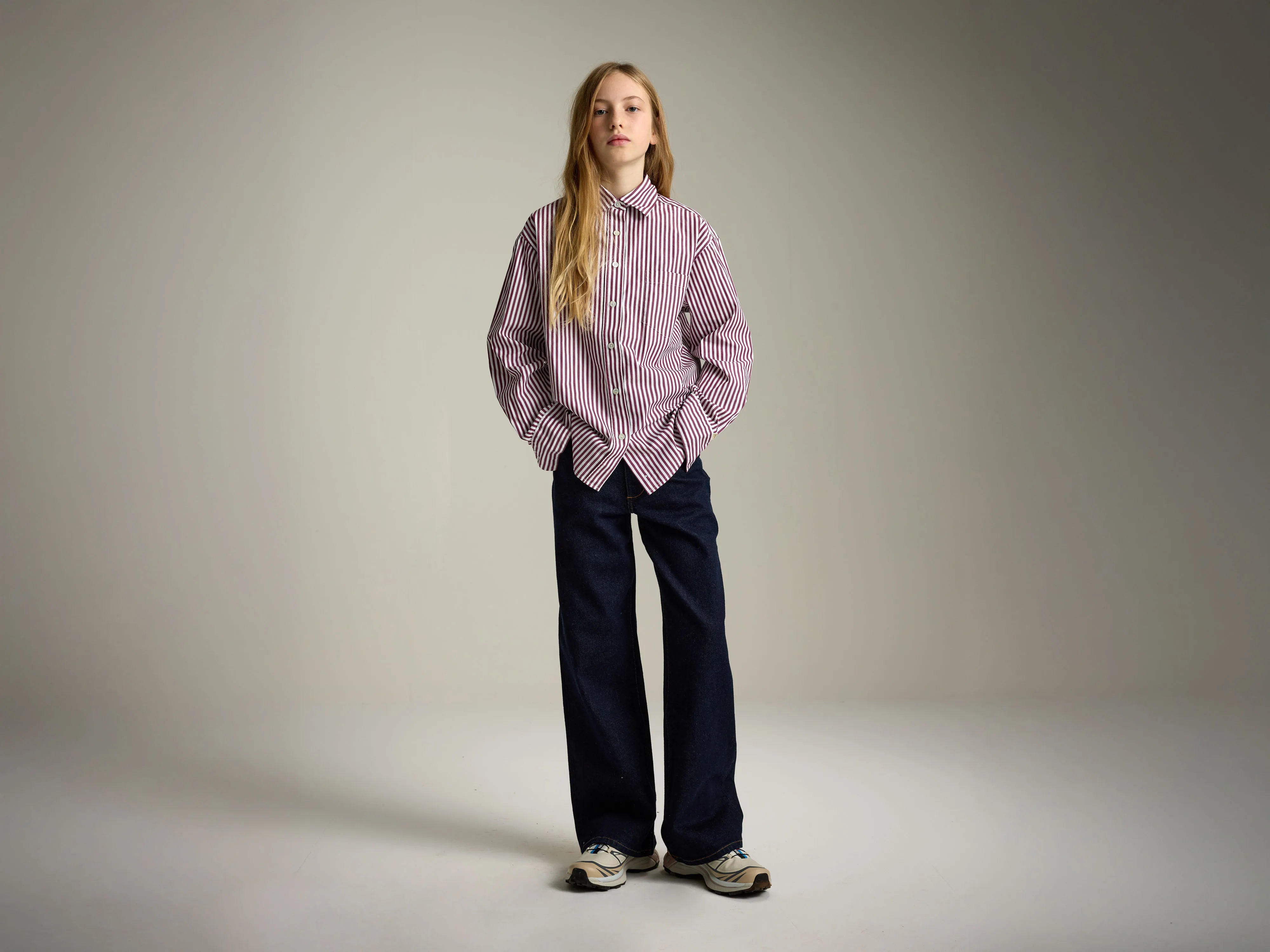 Jean évasé Wanda (252 / G / USED BLACK)