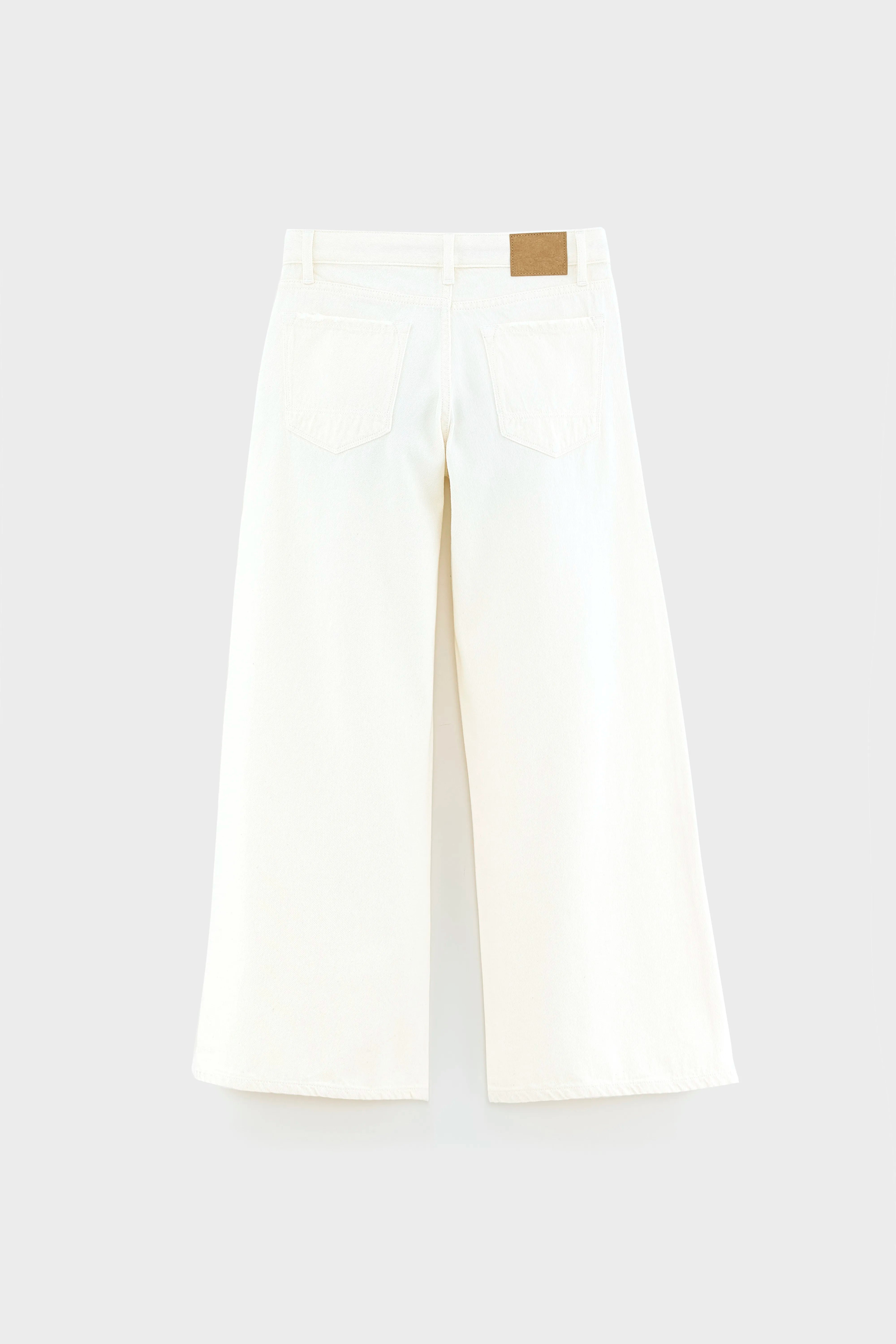 Kae Wide Trousers - White For Girls | Bellerose