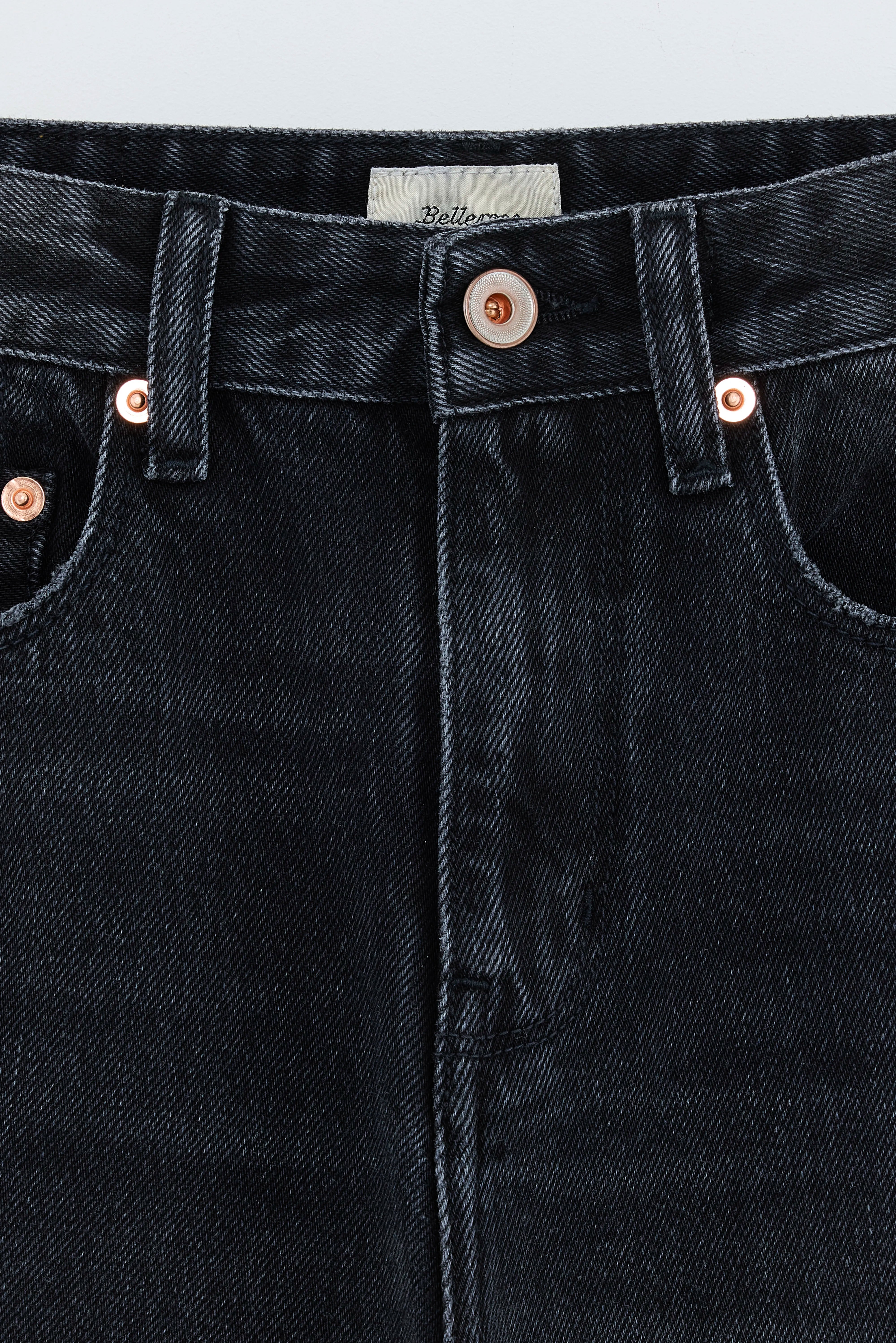 Jean Large Peters - Used black Pour Garçon | Bellerose