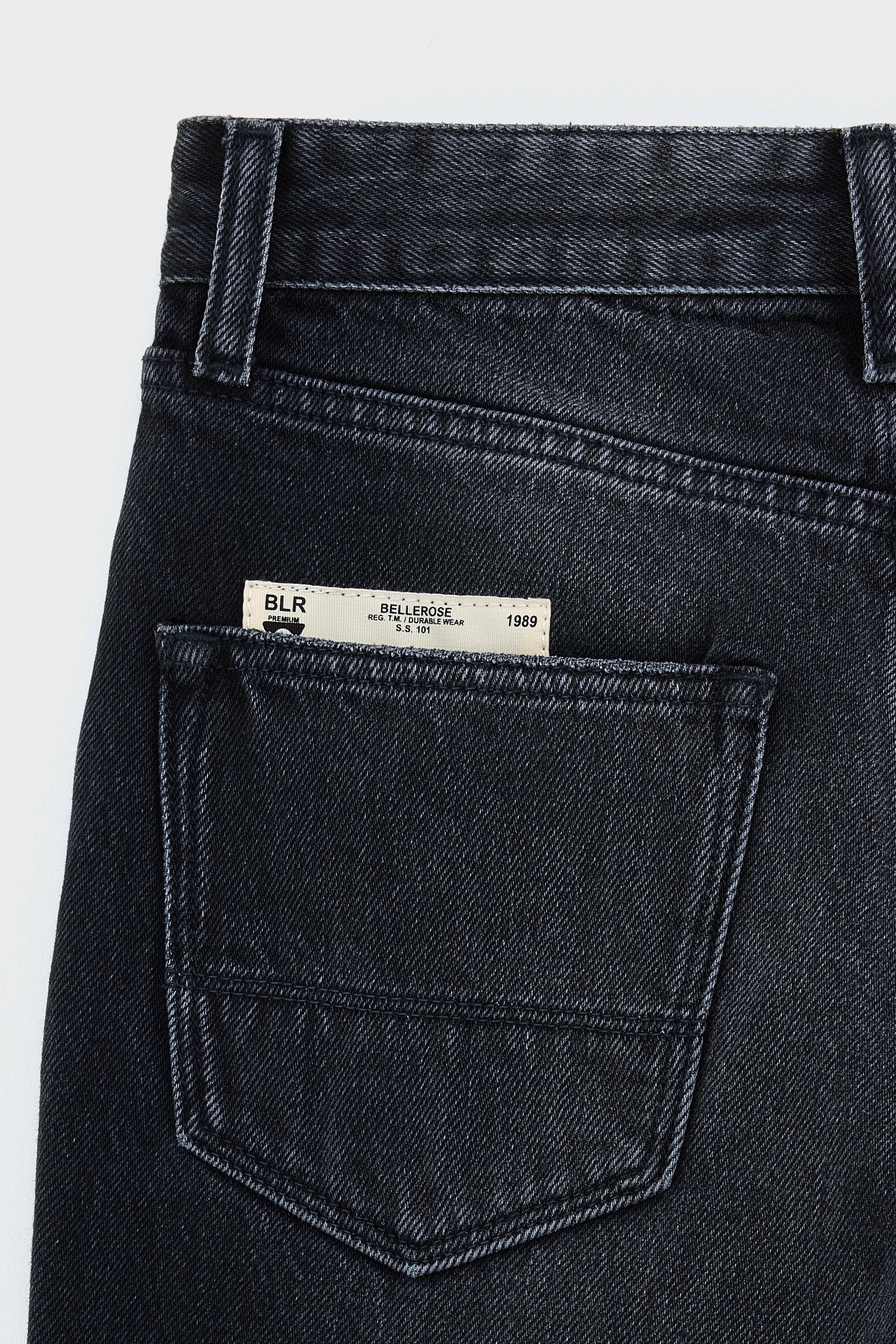 Peters wijde jeans (252 / B / USED BLACK)