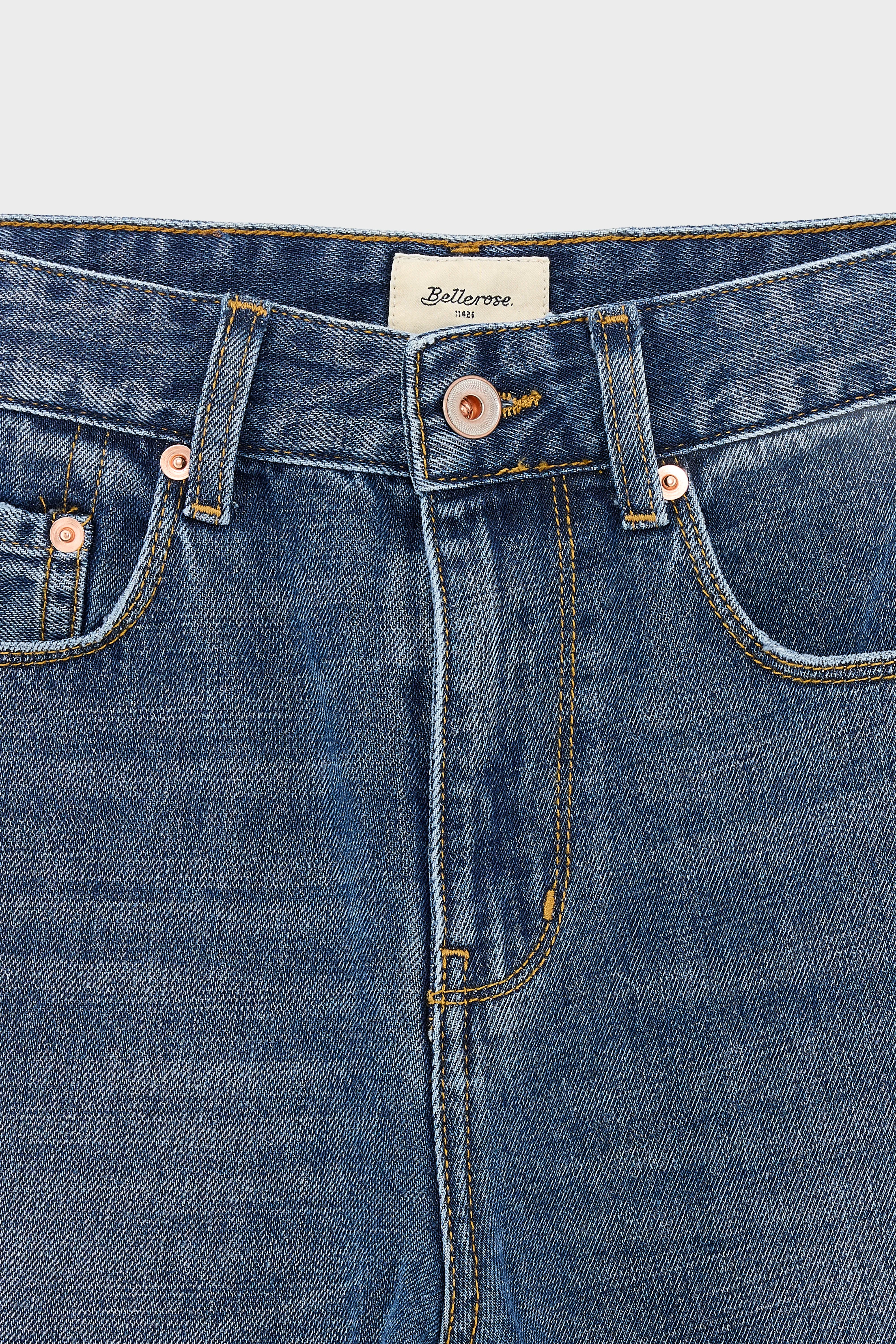 Peters wijde blauwe stonewashed jeans (242 / B / BLUE STONE)