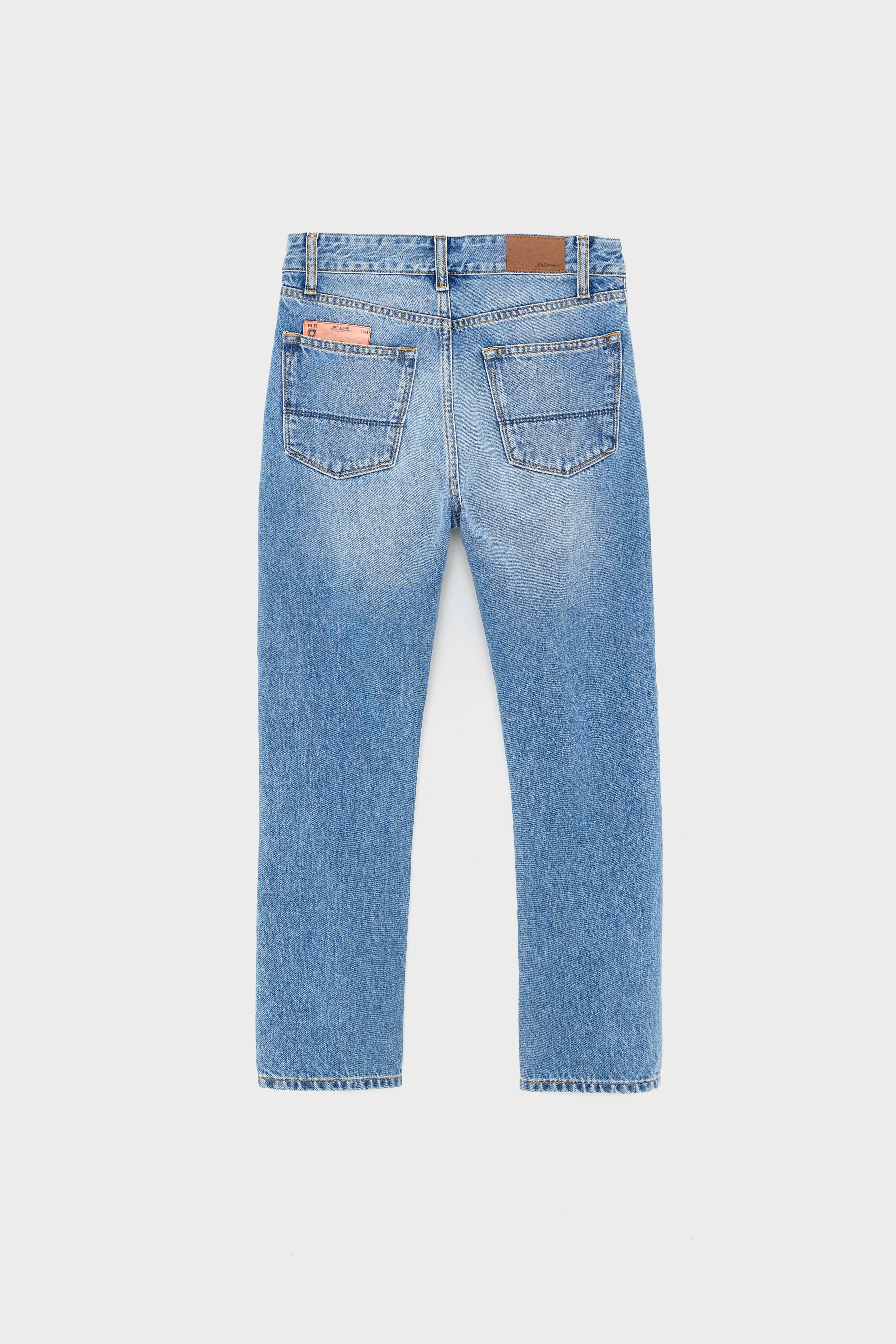 Peyo tapered vintage blauwe jeans (242 / B / VINTAGE LT BLUE)