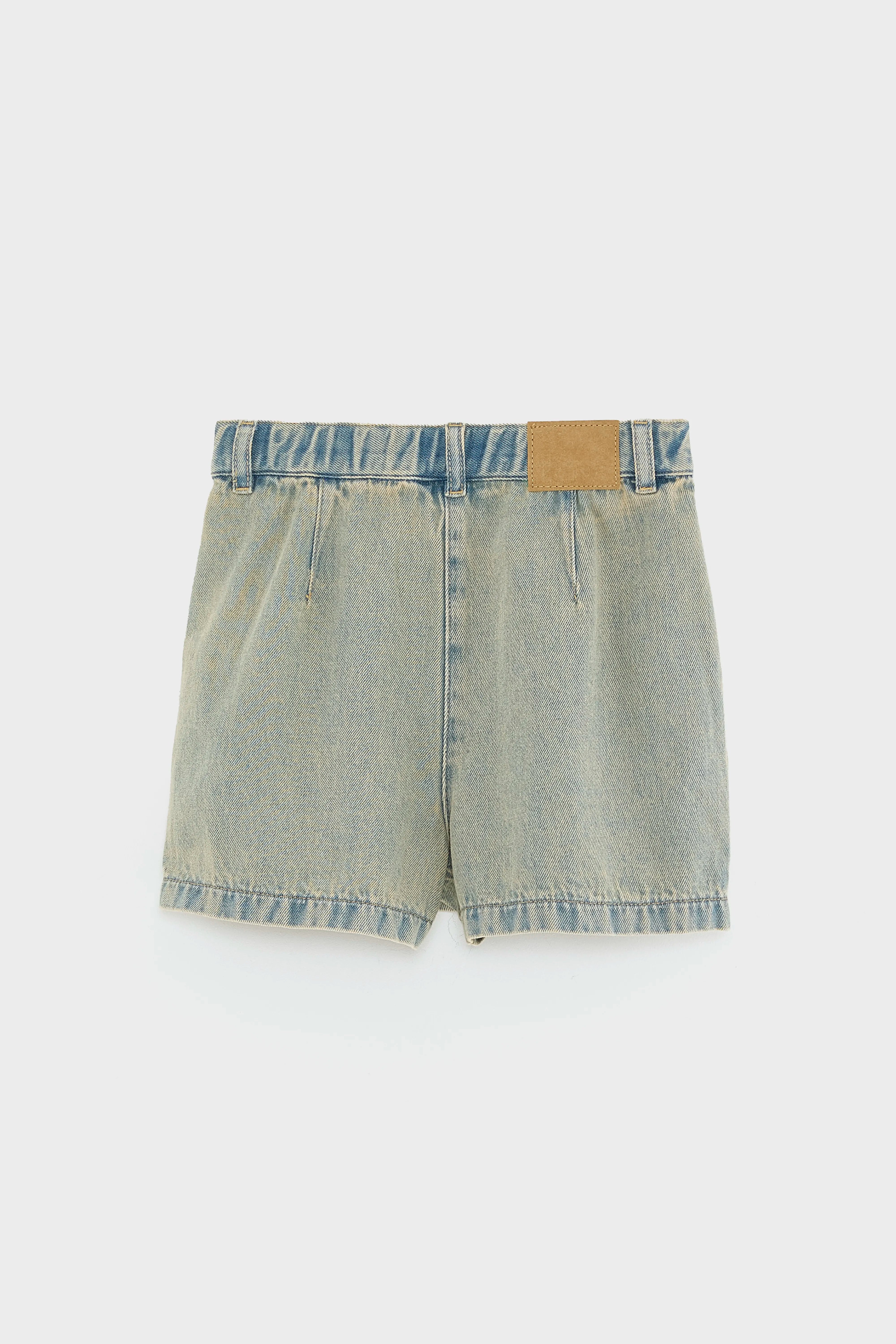Waves Mini Skort - Used blue For Girls | Bellerose