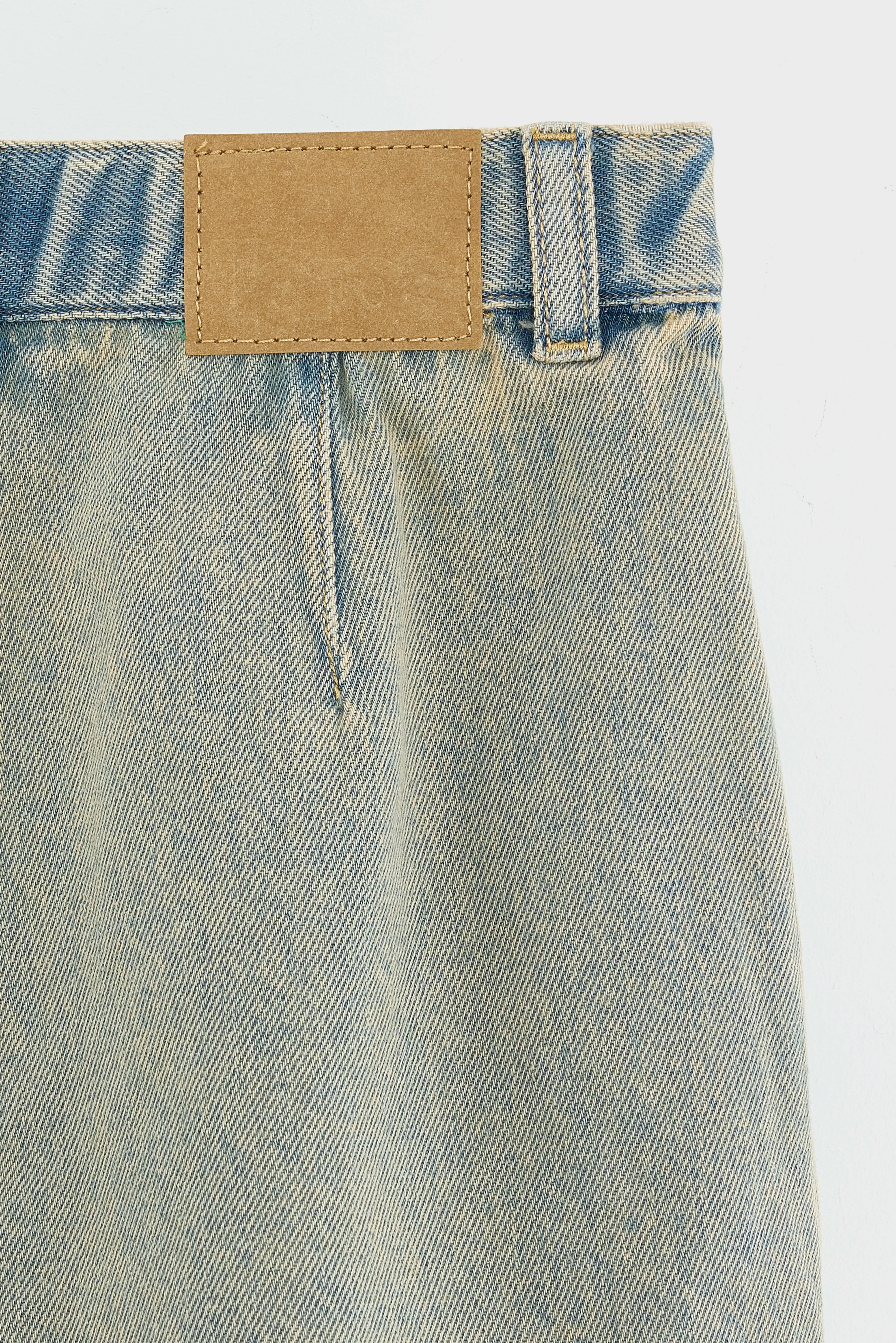 Waves Mini Skort - Used blue For Girls | Bellerose