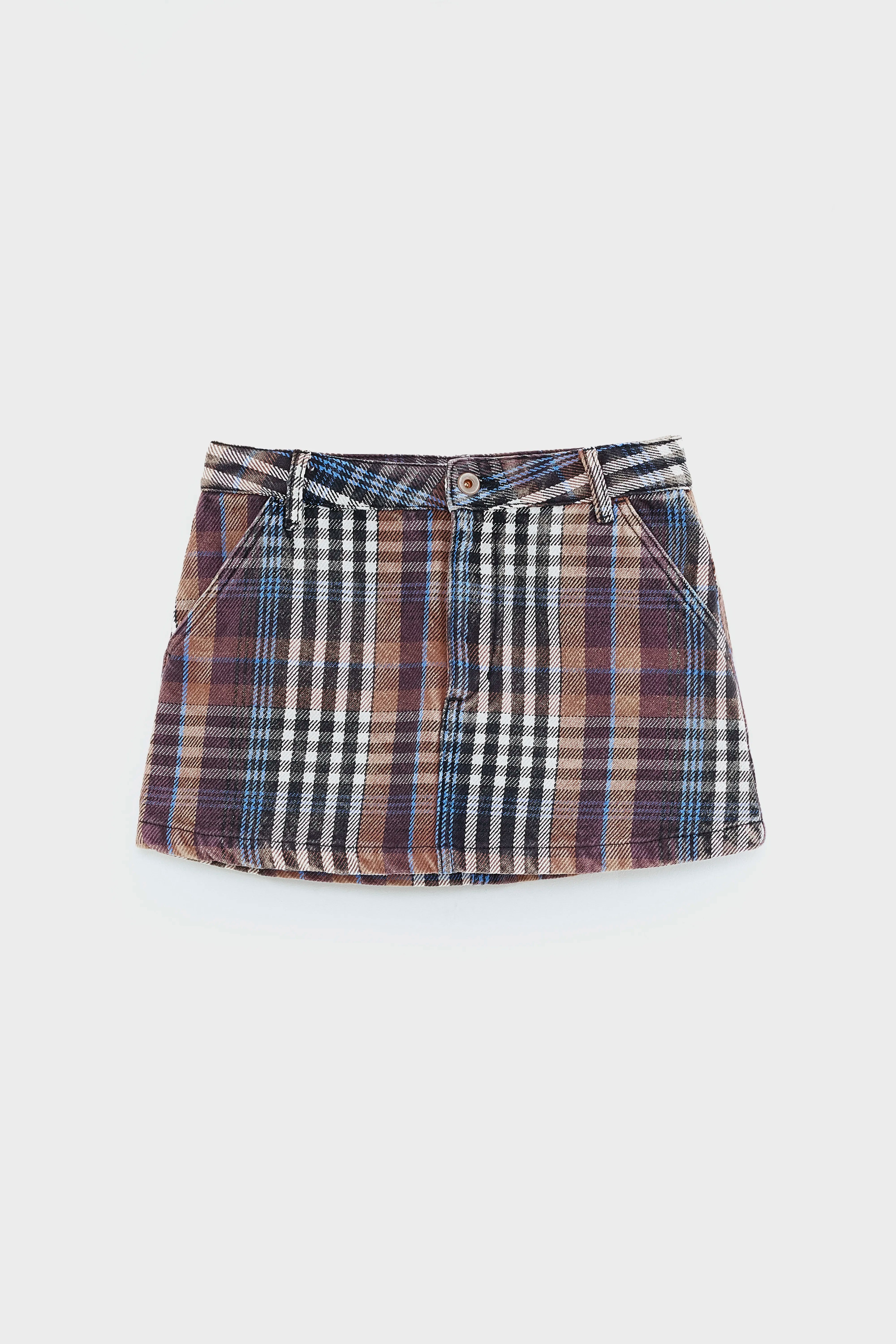 Mini-jupe Pebbs - Fox / Lazuli / Off black Pour Fille | Bellerose