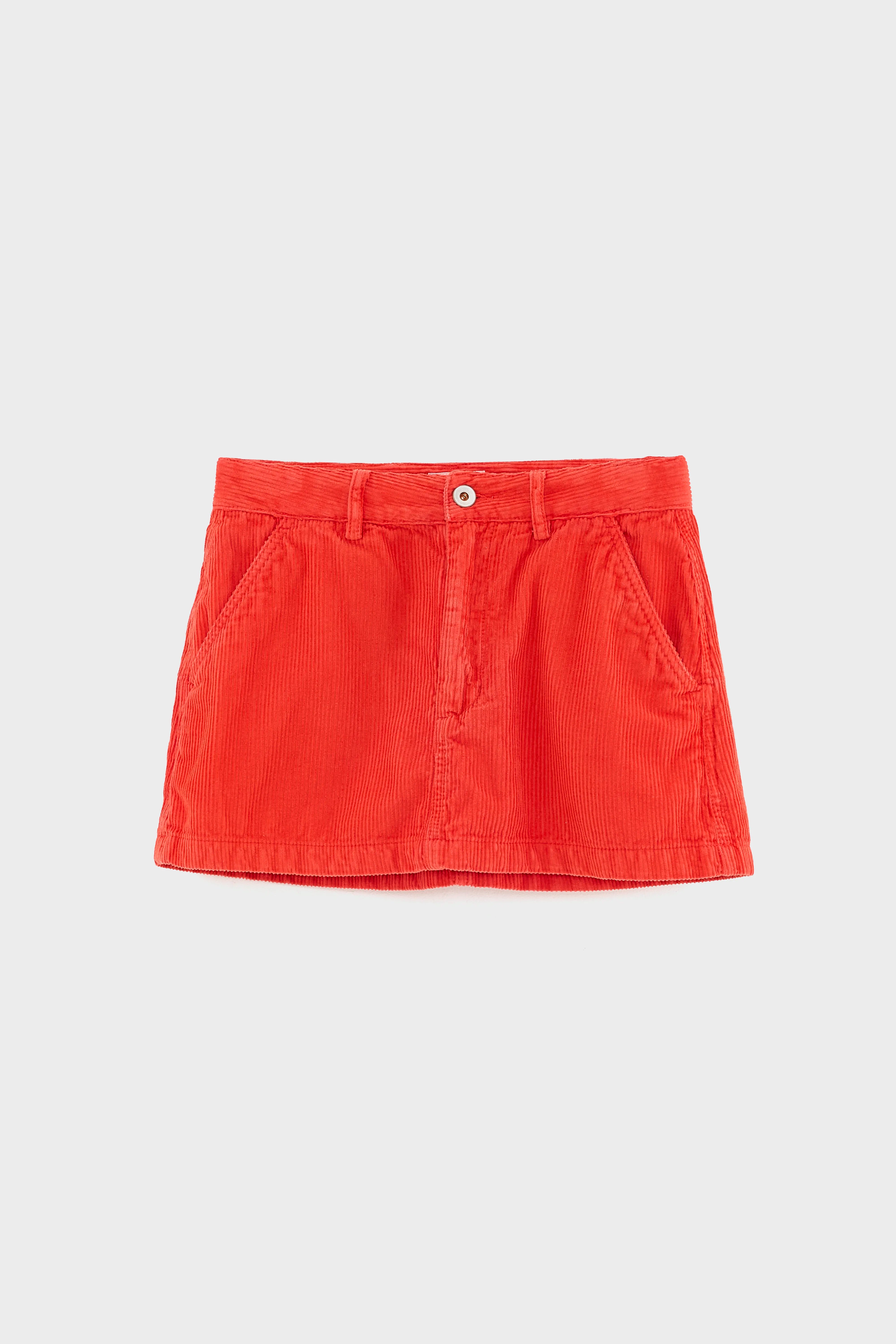 Webbs Corduroy Skirt - Massai red For Girls | Bellerose