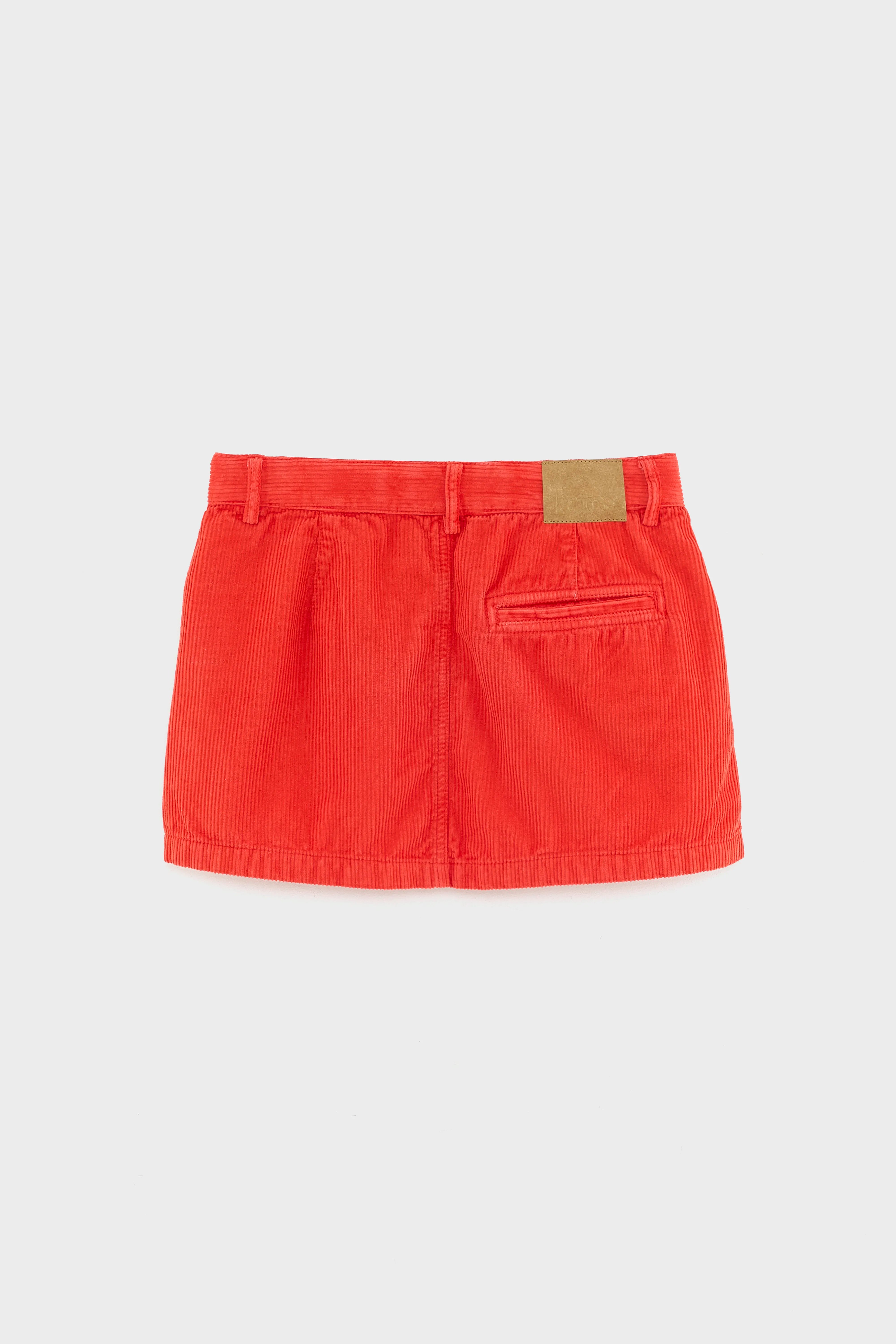 Jupe en velours côtelé Webbs (252 / G / MASSAI RED)