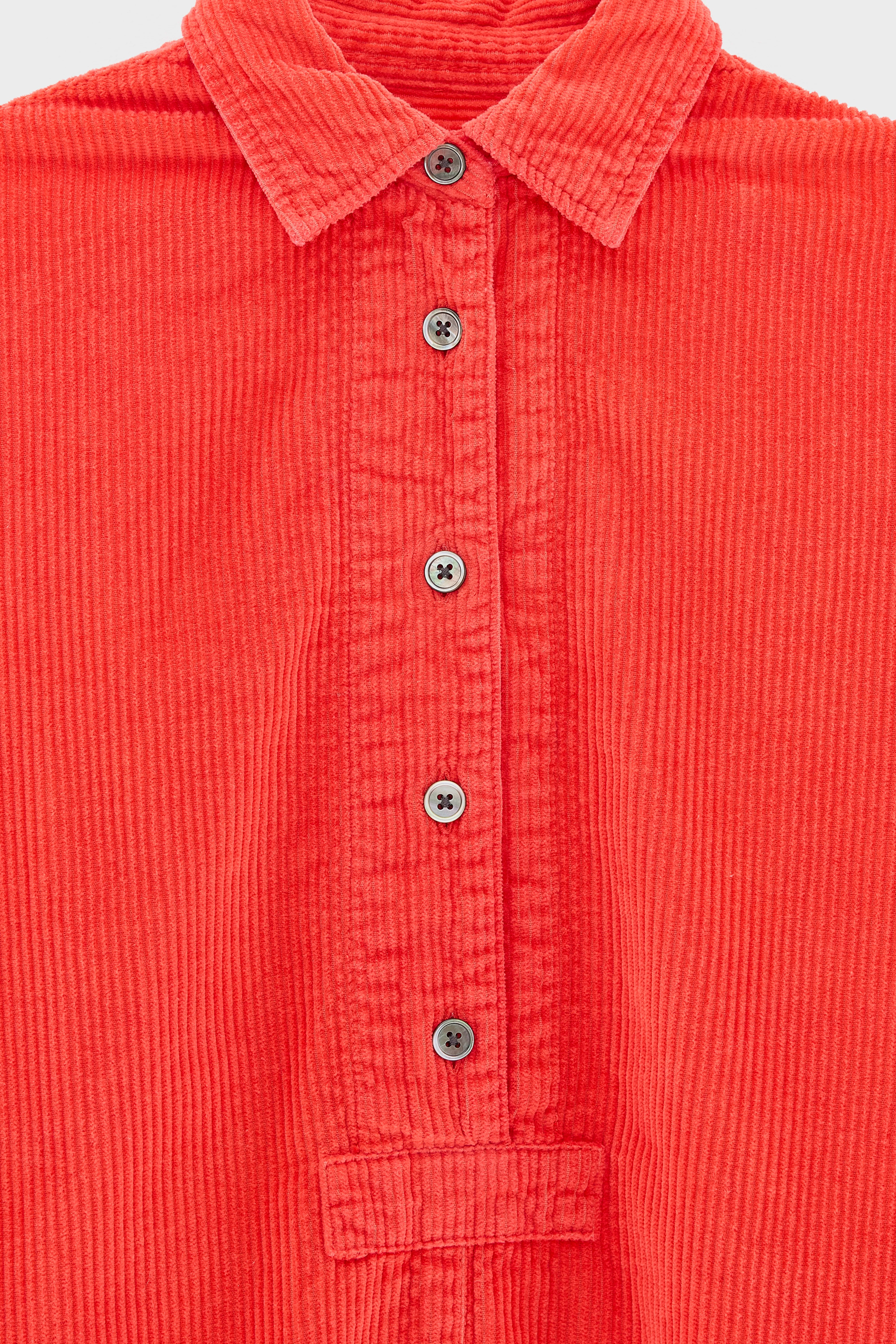 Winnie Shirt Dress - Massai red For Girls | Bellerose