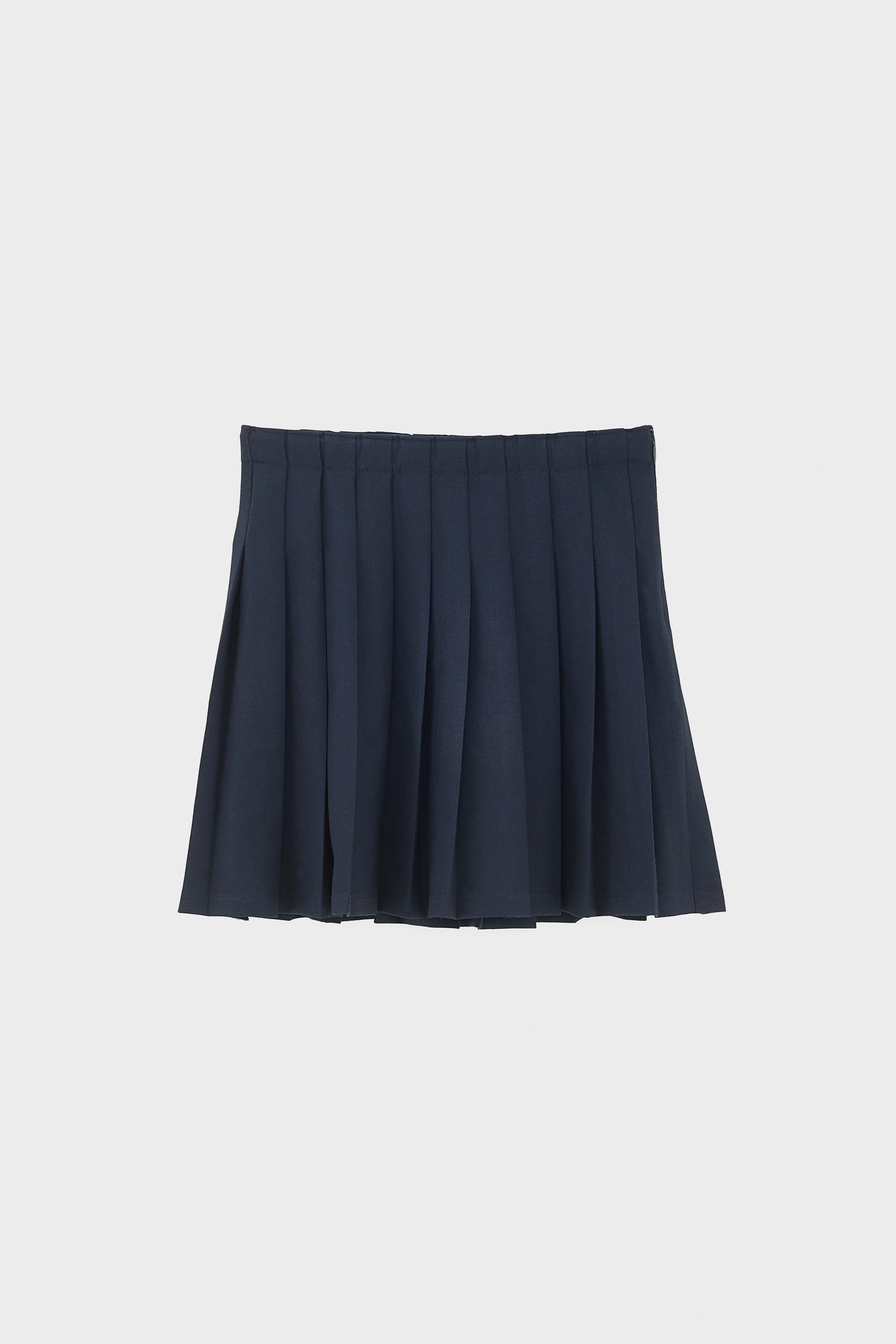 Minijupe Plissée Bleue Asra - America Pour Fille | Bellerose