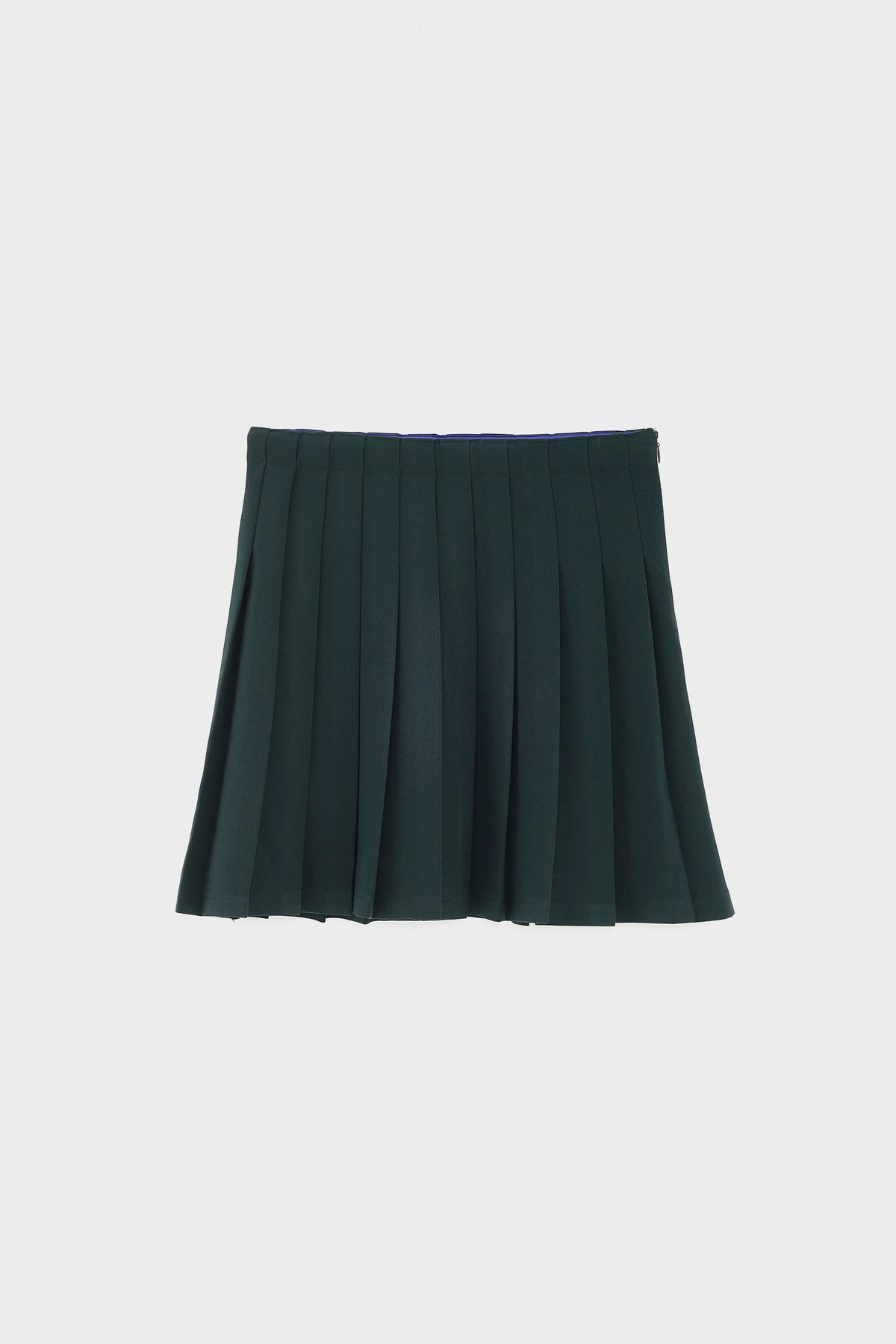Minijupe Plissée Verte Asra - Forest Pour Fille | Bellerose