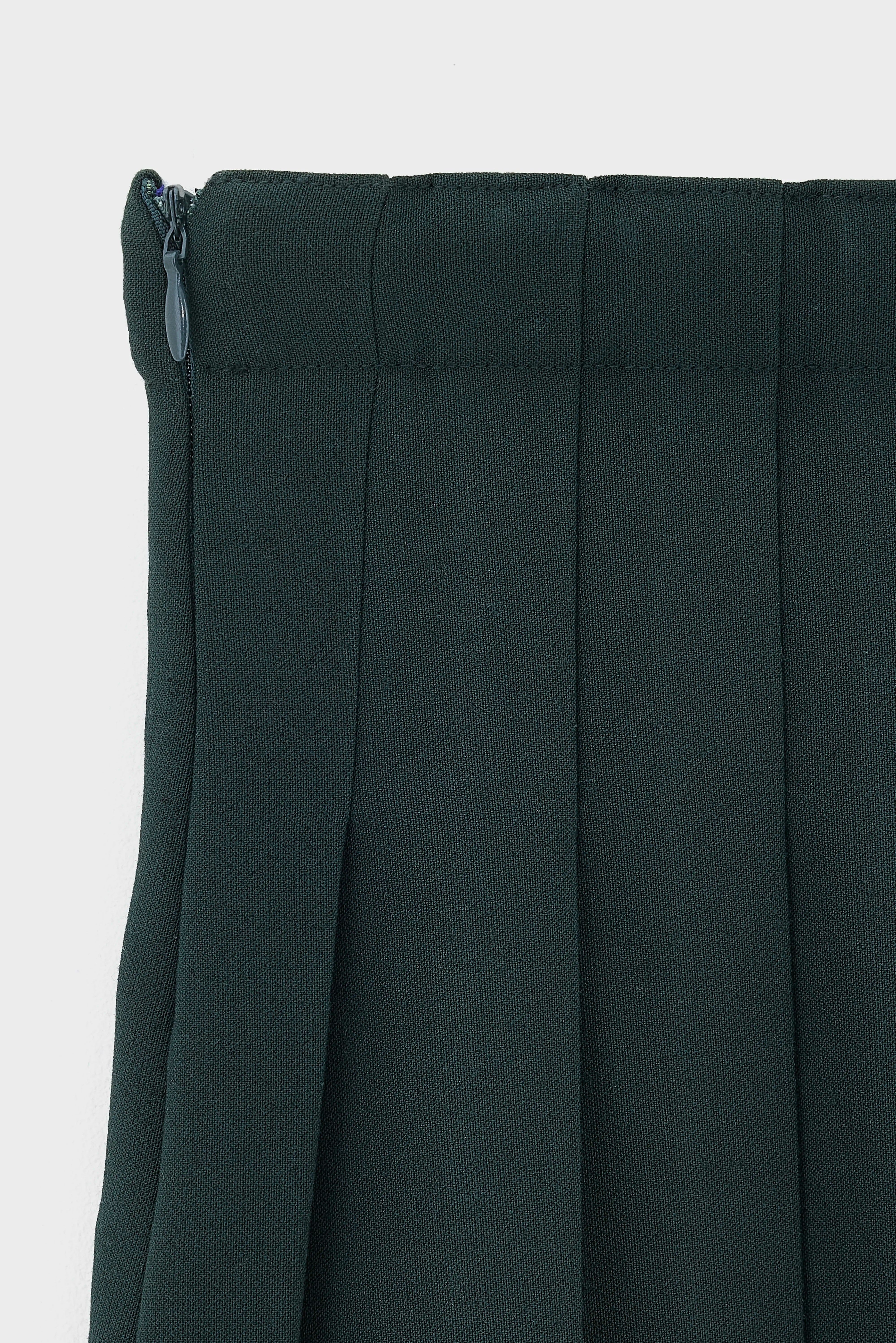 Minijupe Plissée Verte Asra - Forest Pour Fille | Bellerose