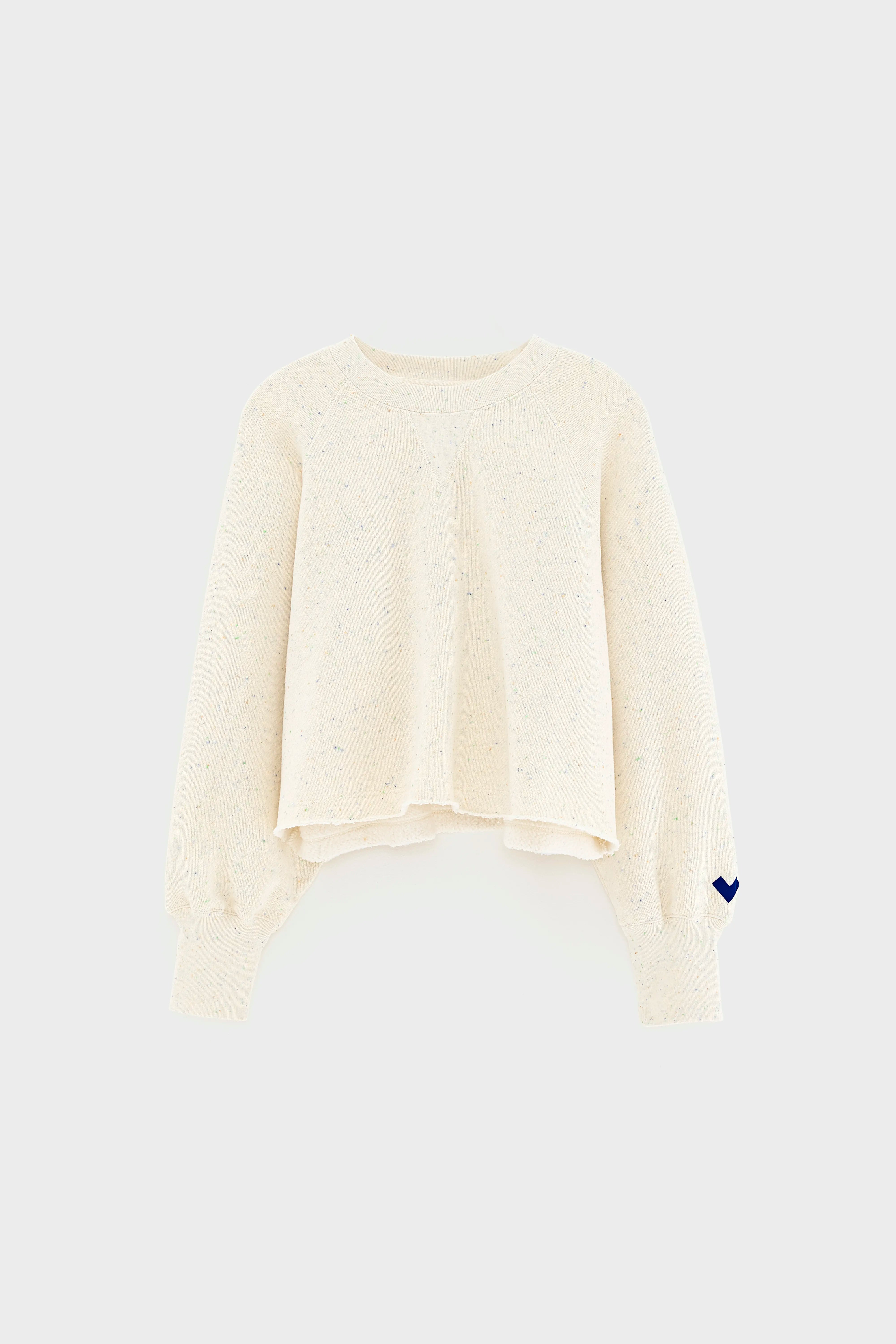 Sweatshirt Cropped Fabina - Combo c Pour Fille | Bellerose