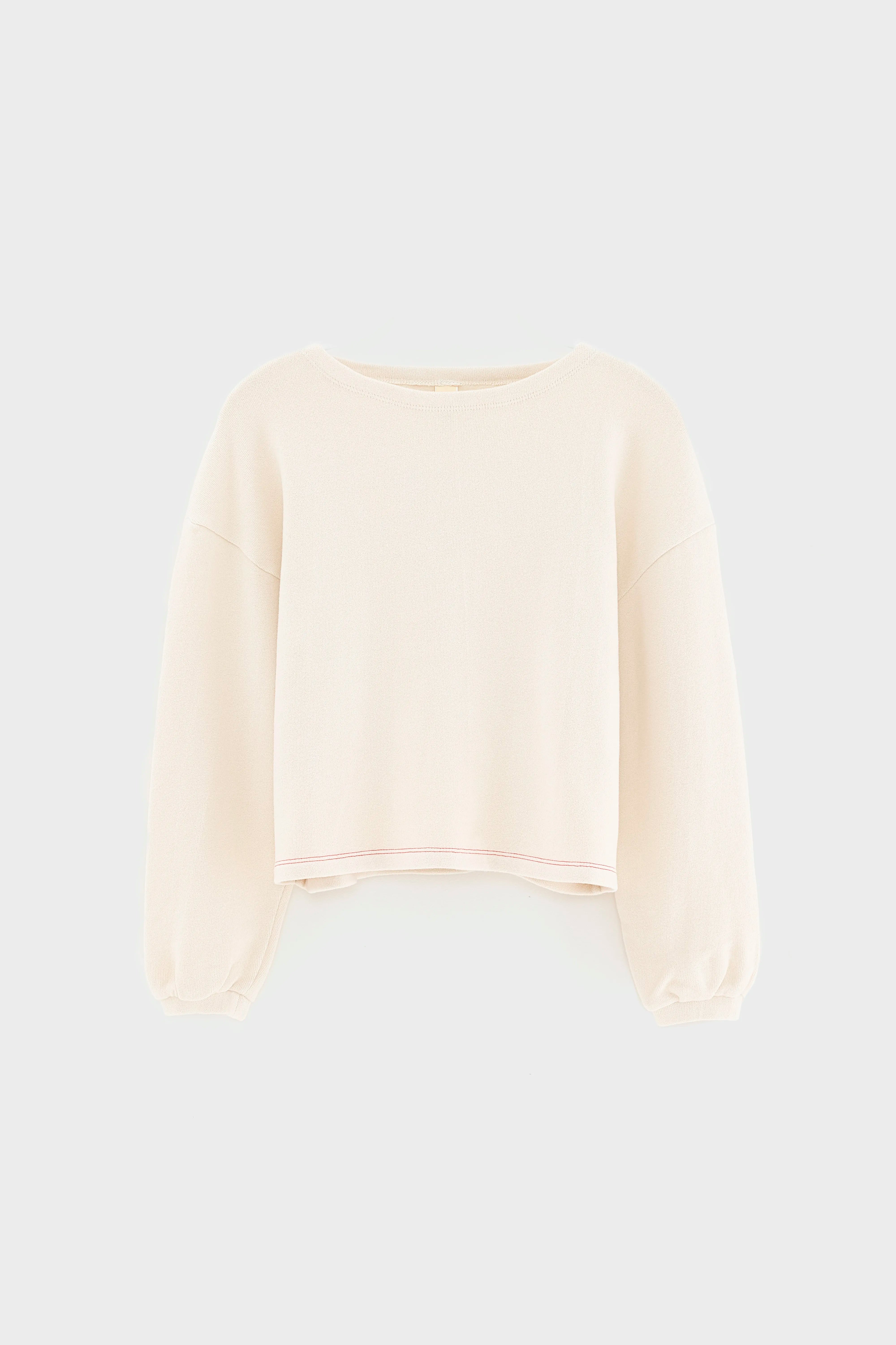 T-shirt Cropped Fasov - Cream Pour Fille | Bellerose