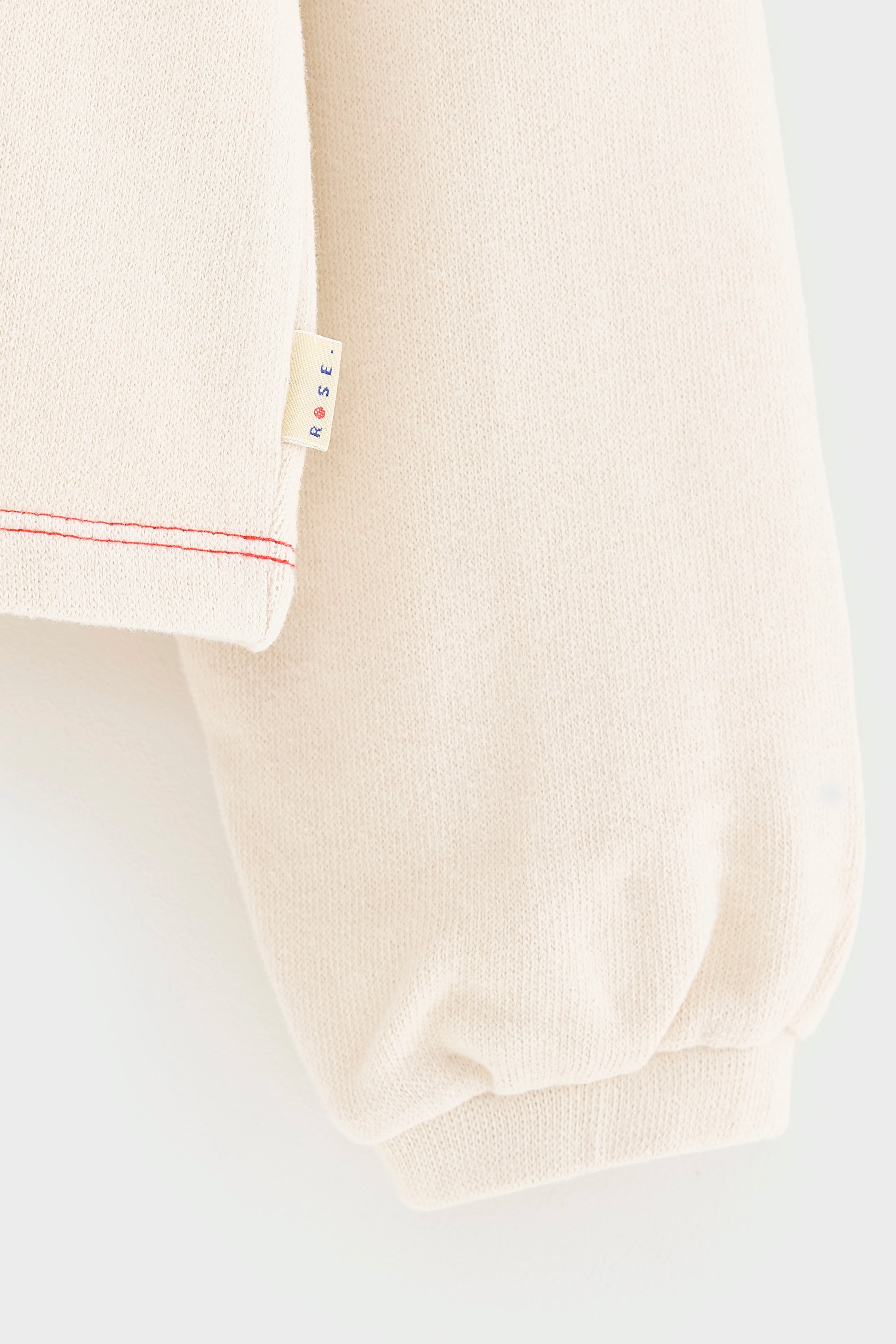 T-shirt Cropped Fasov - Cream Pour Fille | Bellerose