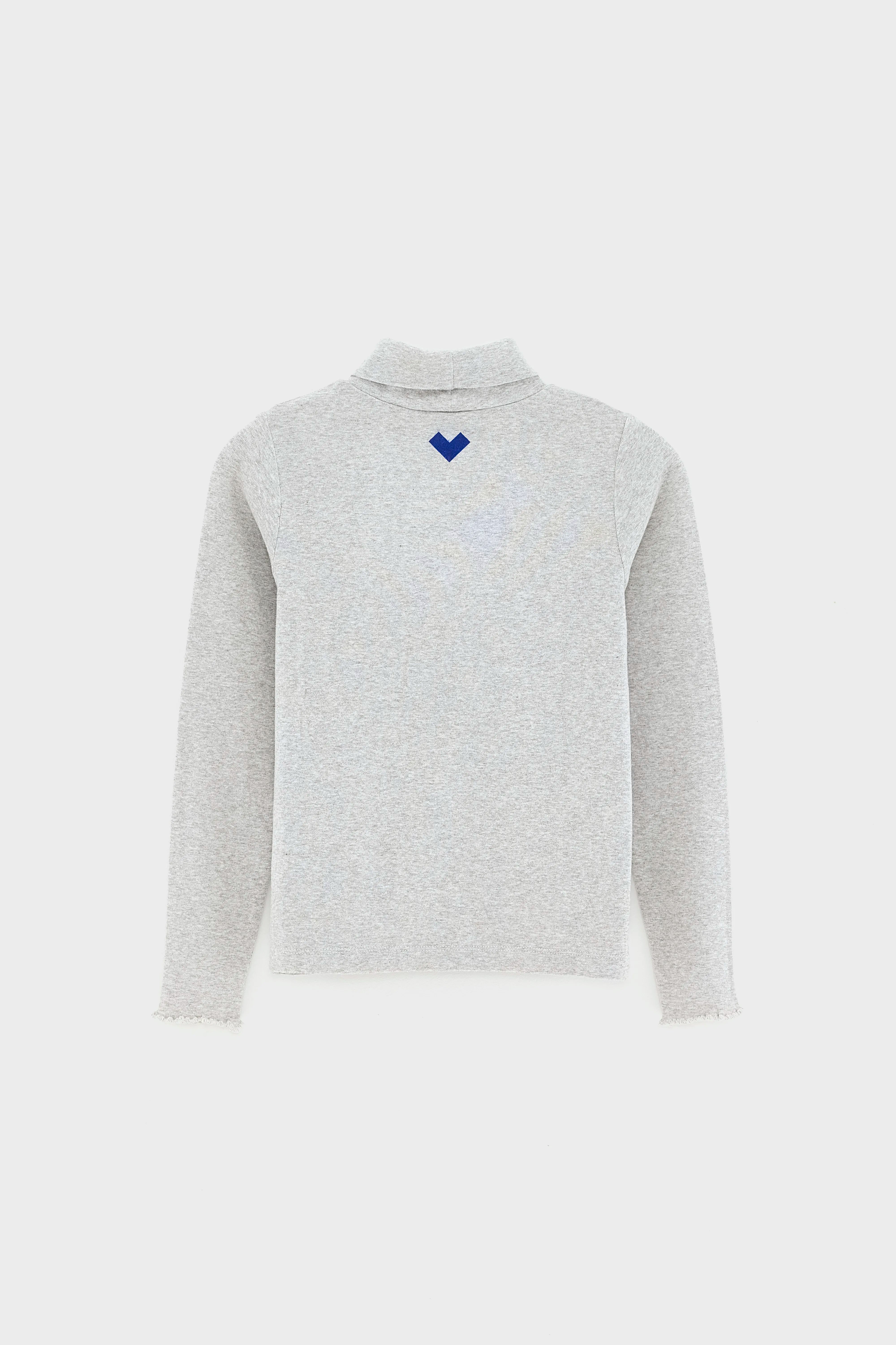 Velfie Long-sleeve T-shirt - Oyster For Girls | Bellerose