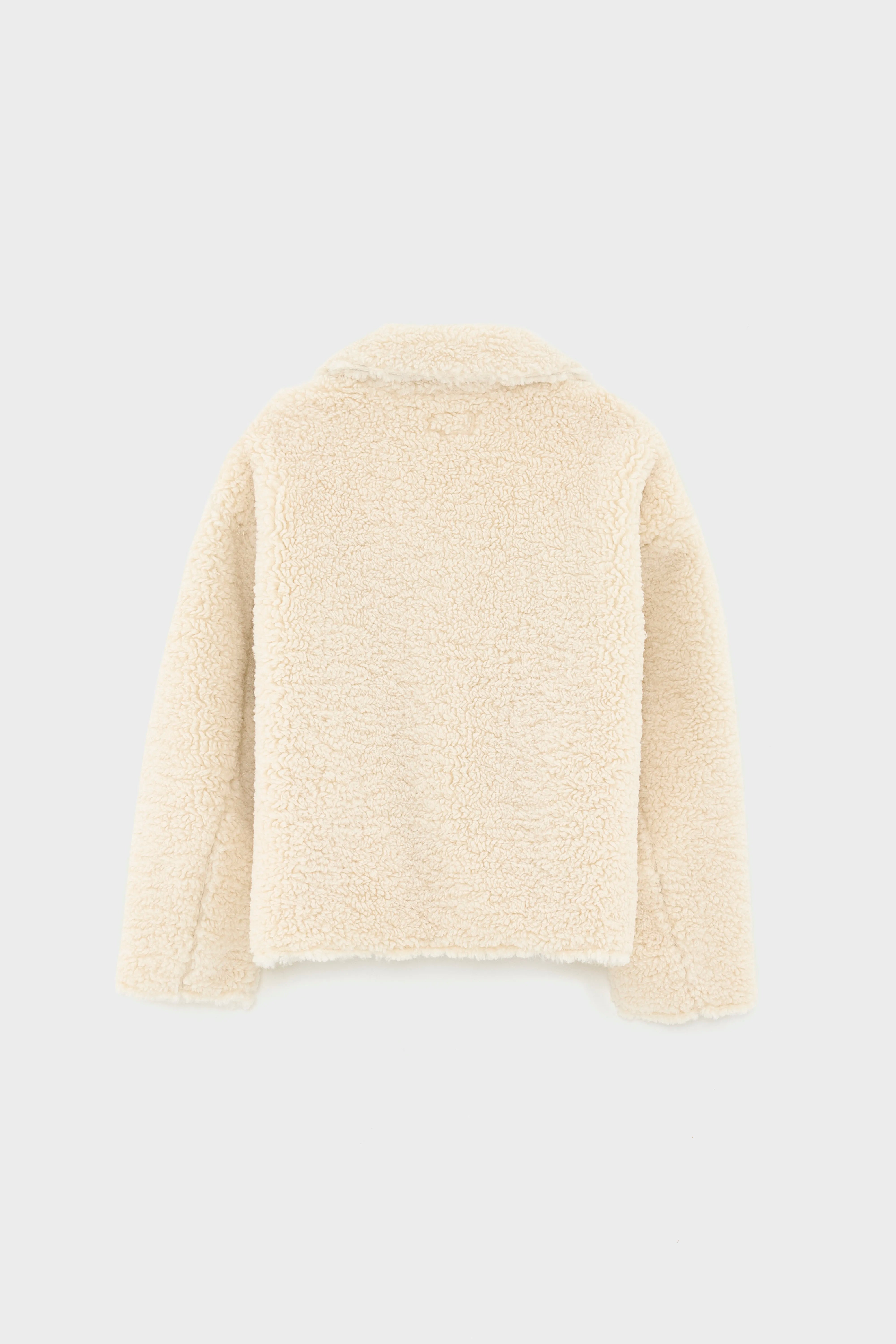 Japtor Teddy Coat - Ecru For Girls | Bellerose