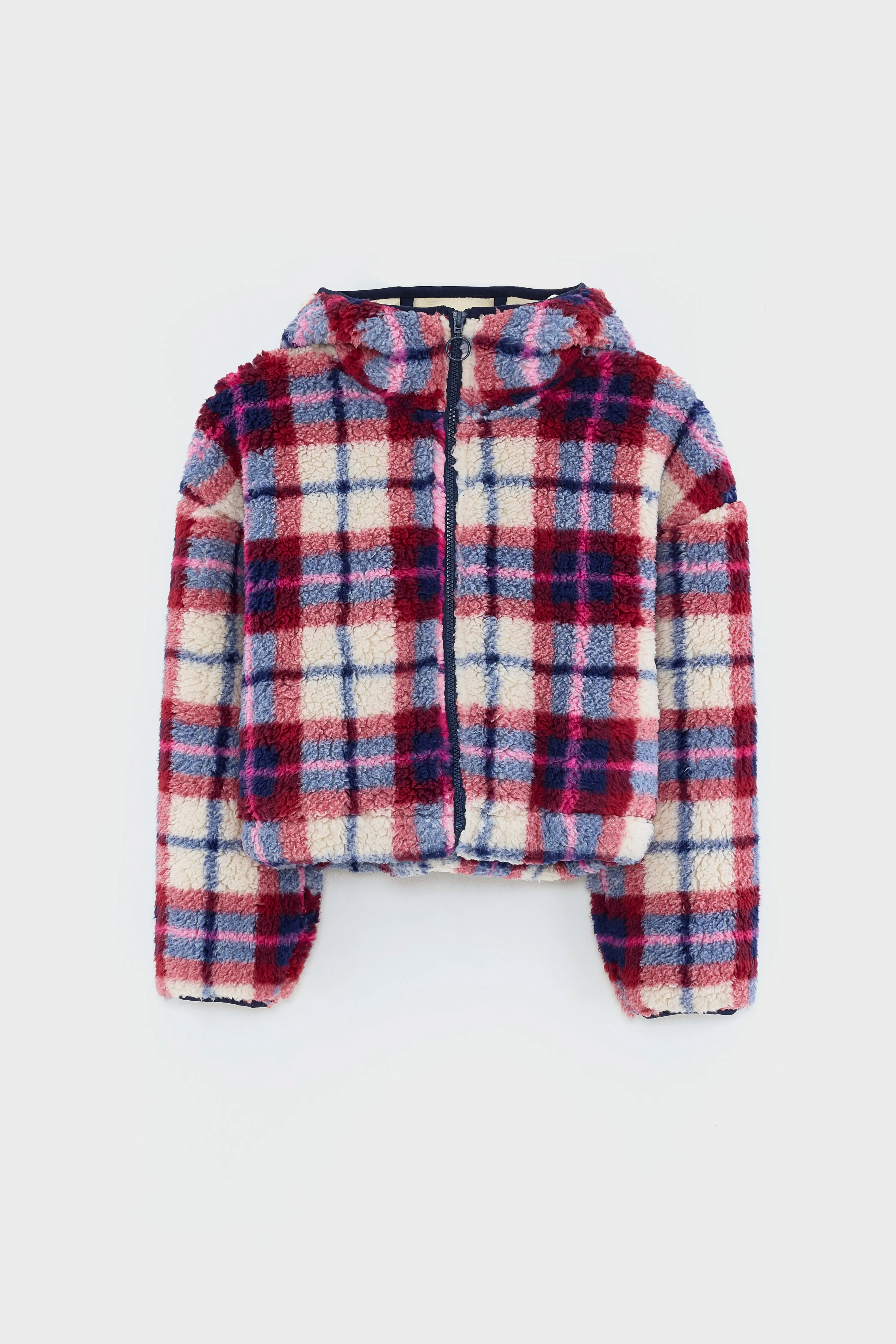 Veste À Capuche Jakye - Cerise / Cream / Worker Pour Fille | Bellerose