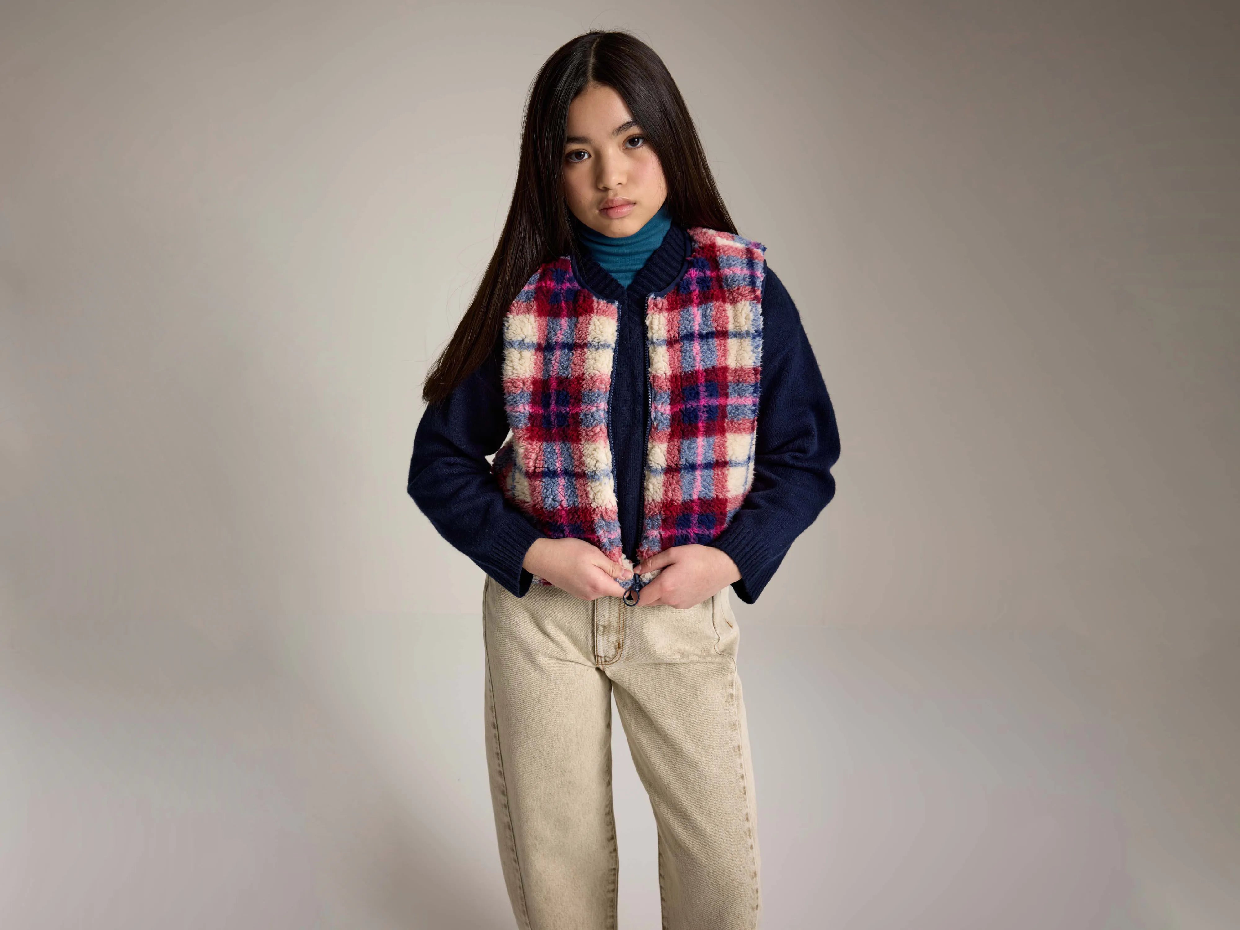 Jalas checkered bodywarmer (252 / G / CHECK A)