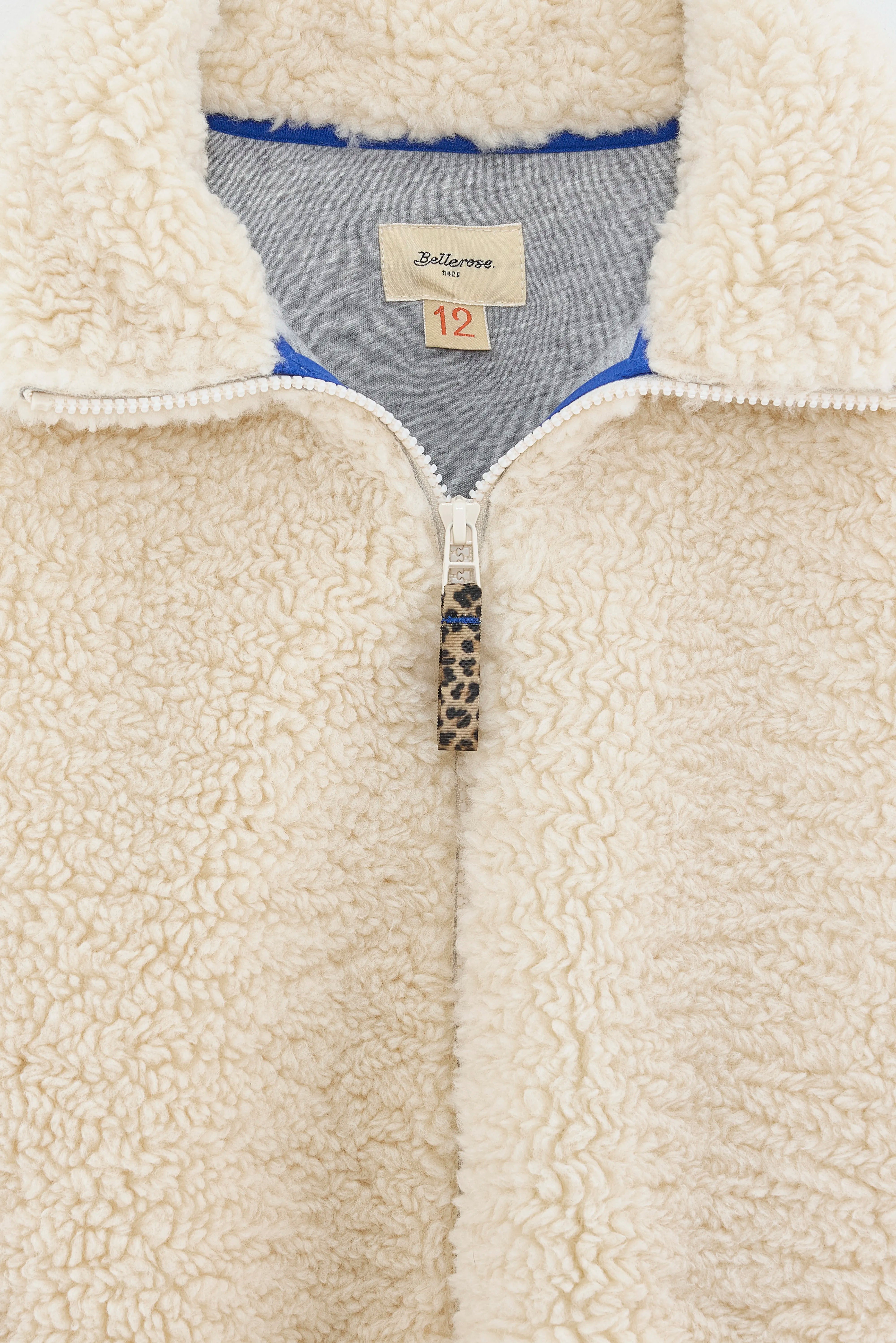 Jena Teddy Coat - Ecru For Girls | Bellerose