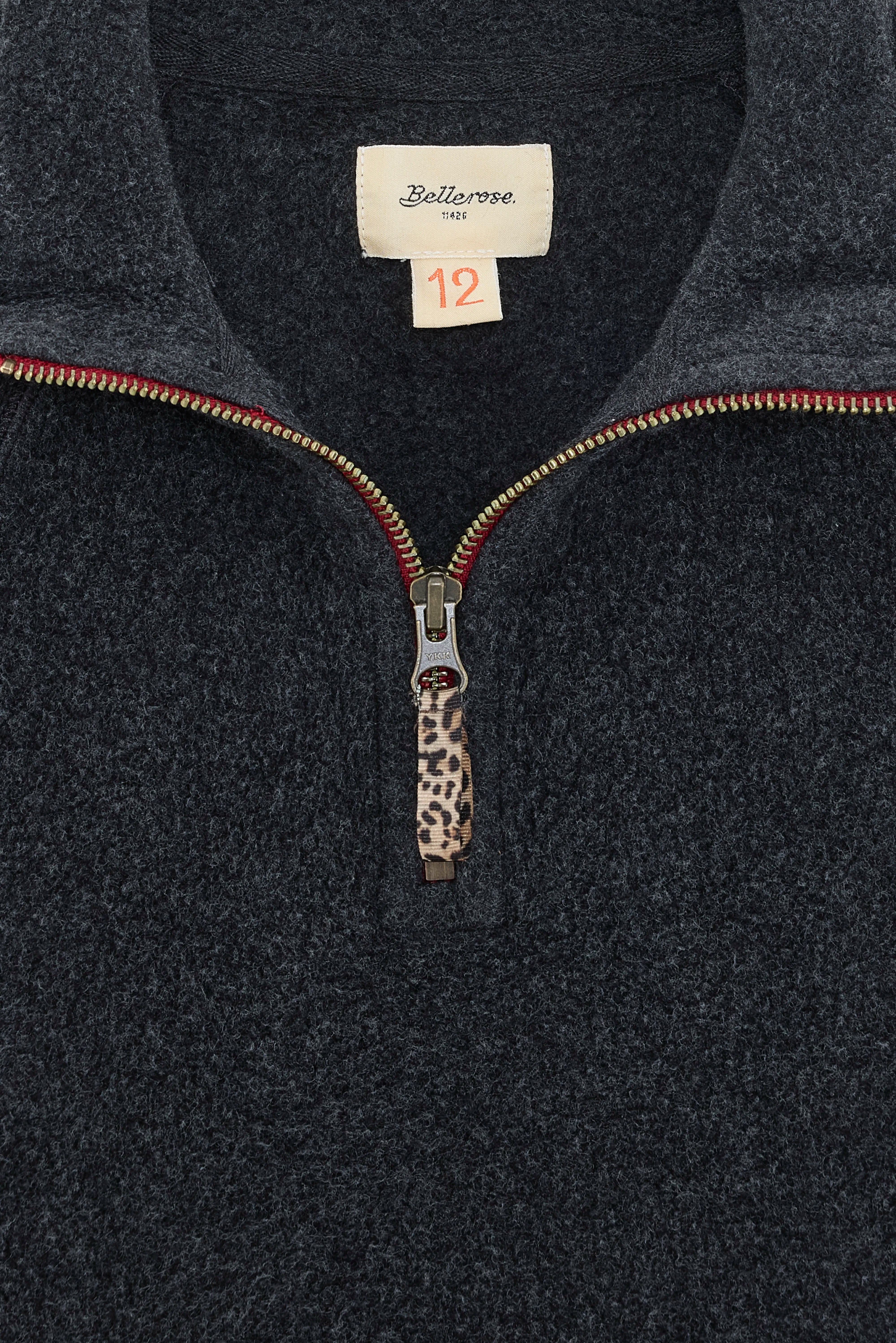 Machy Cropped Sweatshirt - Anthracite Voor Meisjes | Bellerose
