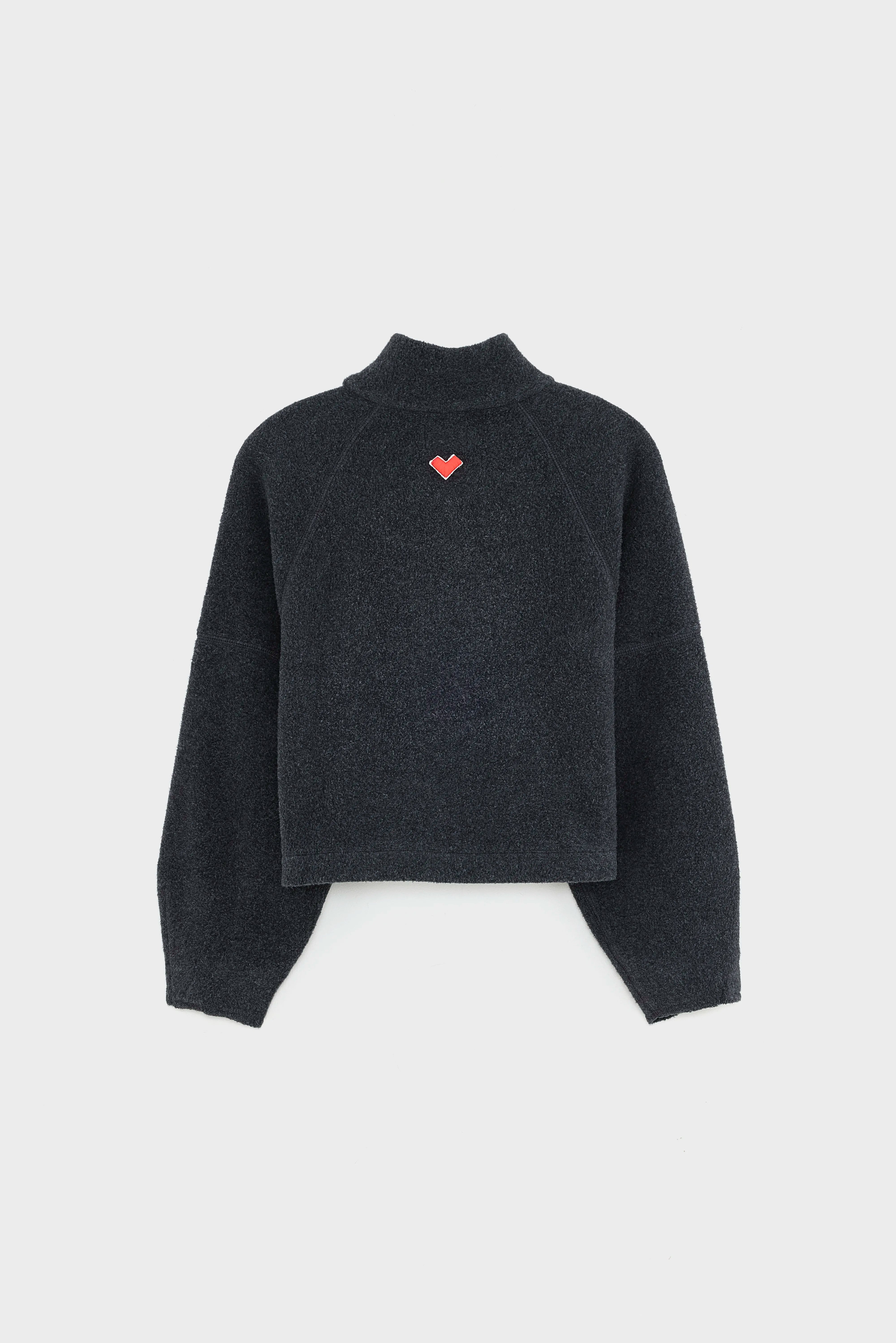 Machy Cropped Sweatshirt - Anthracite Voor Meisjes | Bellerose