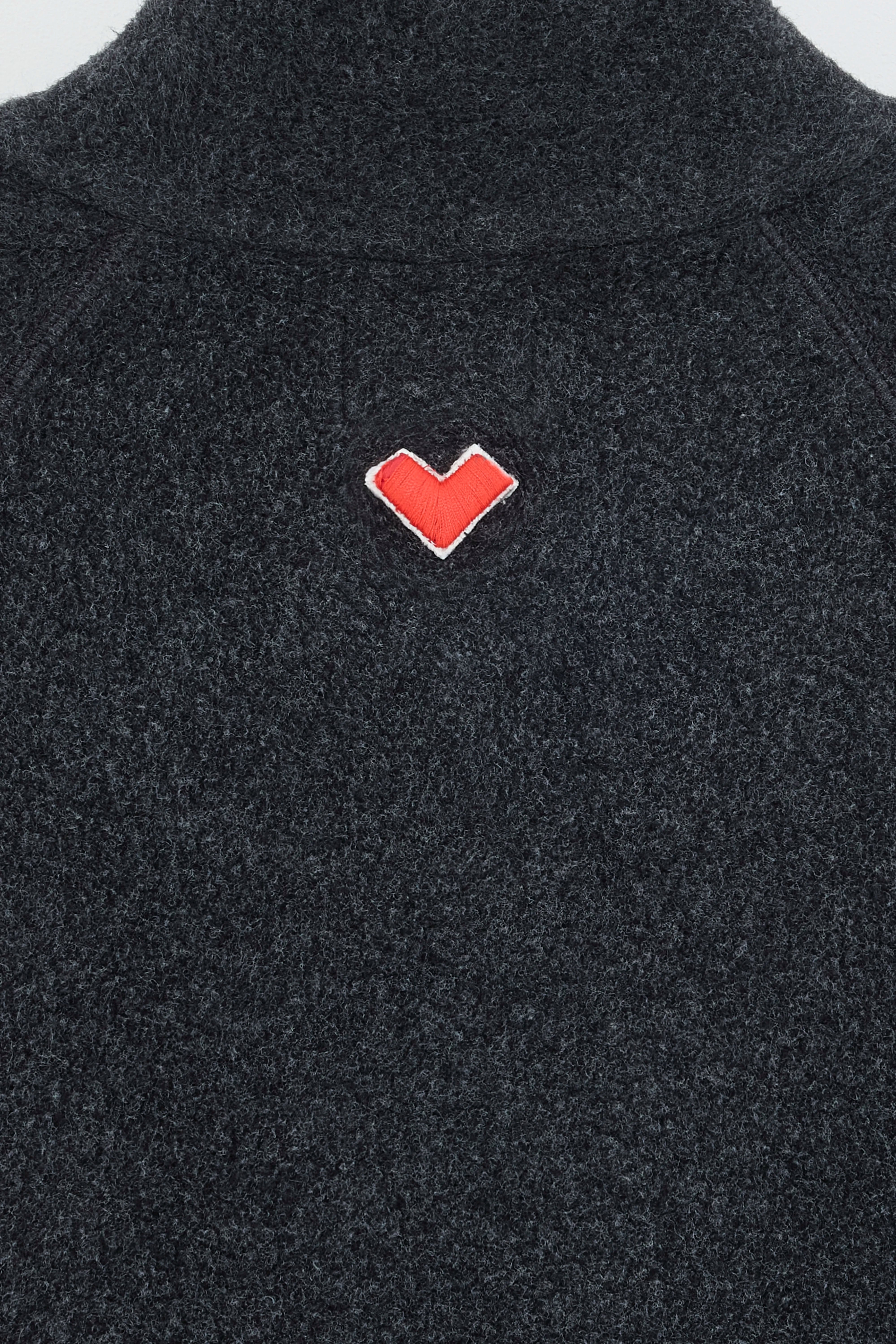 Machy Cropped Sweatshirt - Anthracite Voor Meisjes | Bellerose