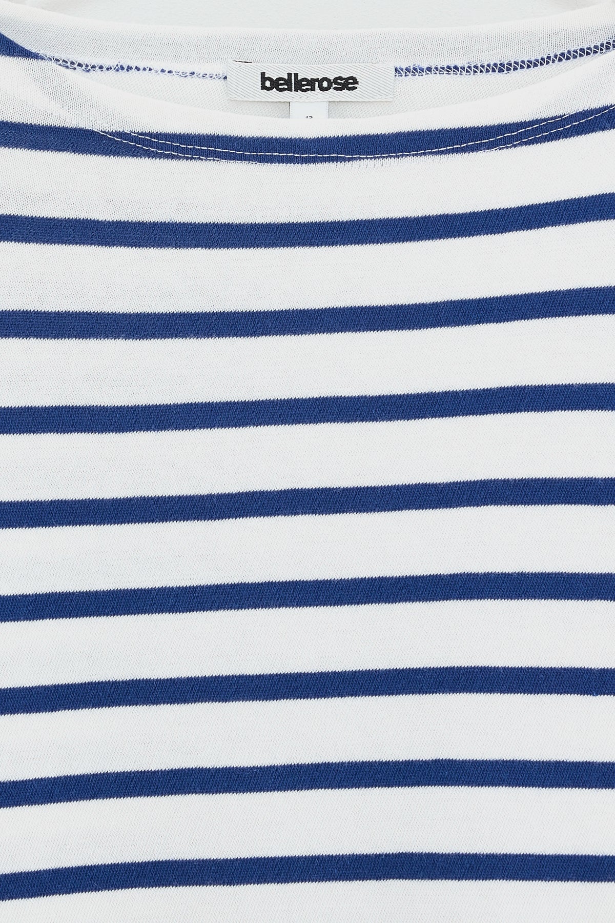 Vassy Short-sleeve Cotton T-shirt - America / Ecru For Girls | Bellerose