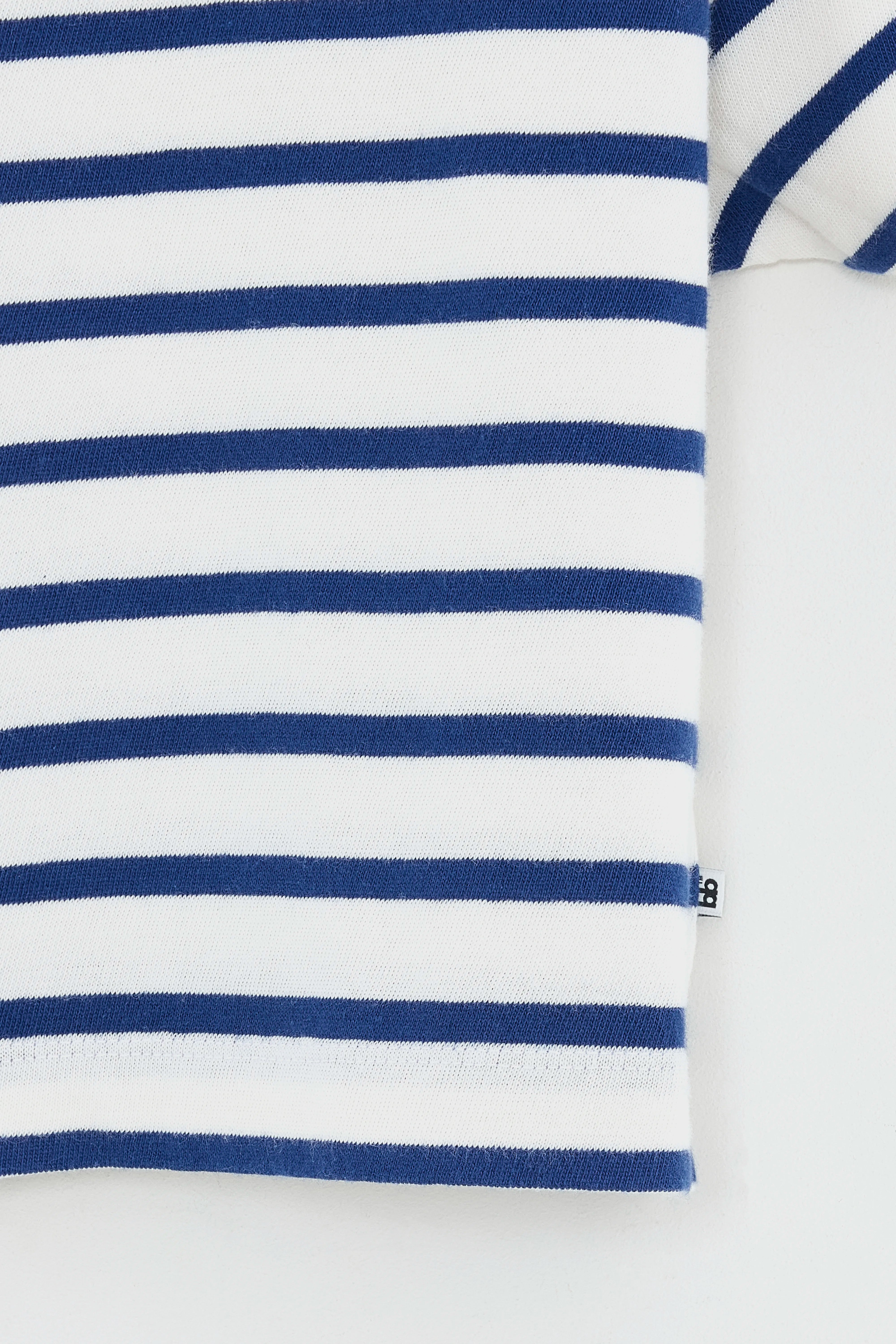 Vassy Gestreept T-shirt Met Korte Mouwen - America / Ecru Voor Meisjes | Bellerose