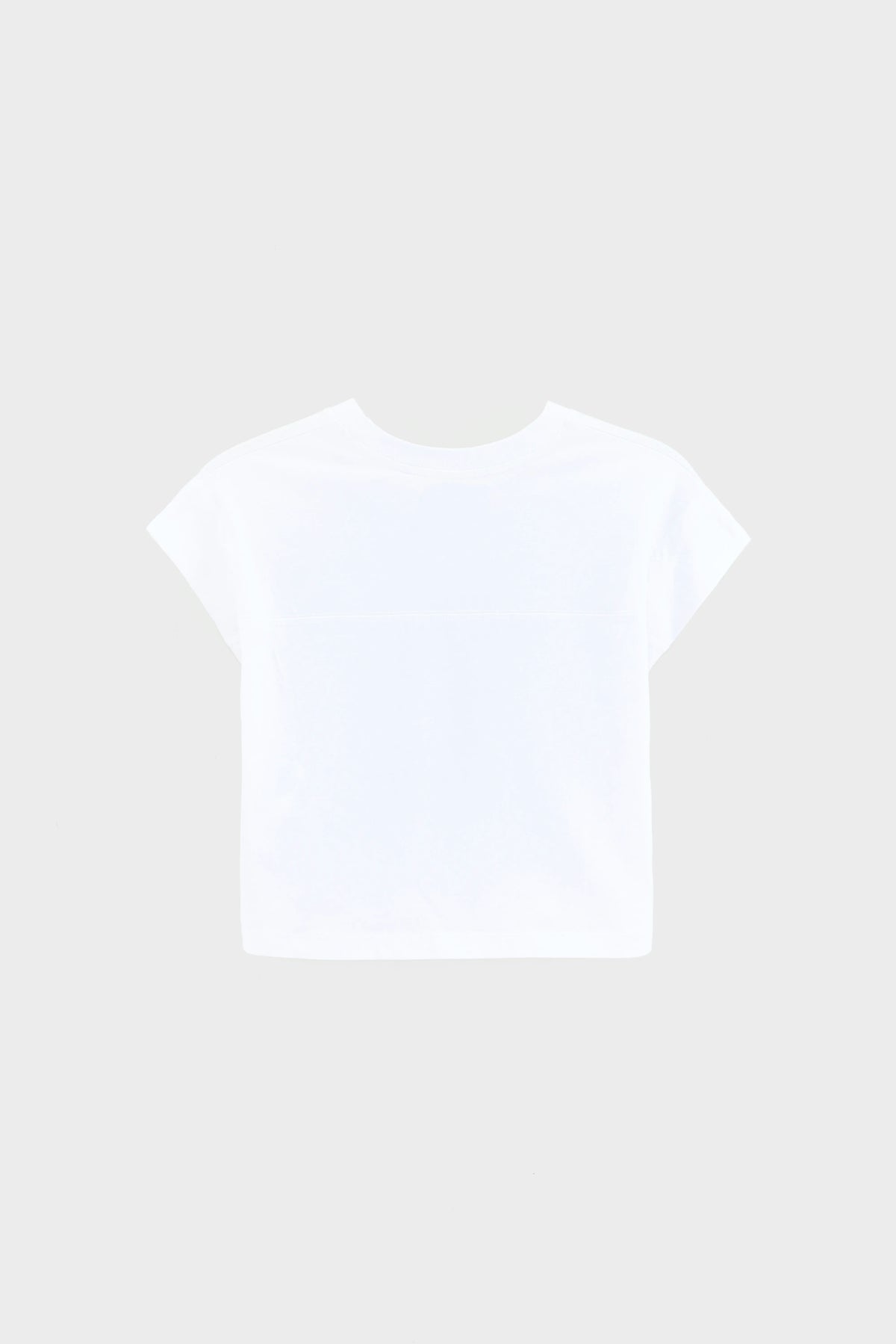 Crom Cropped Tanktop - White Voor Meisjes | Bellerose