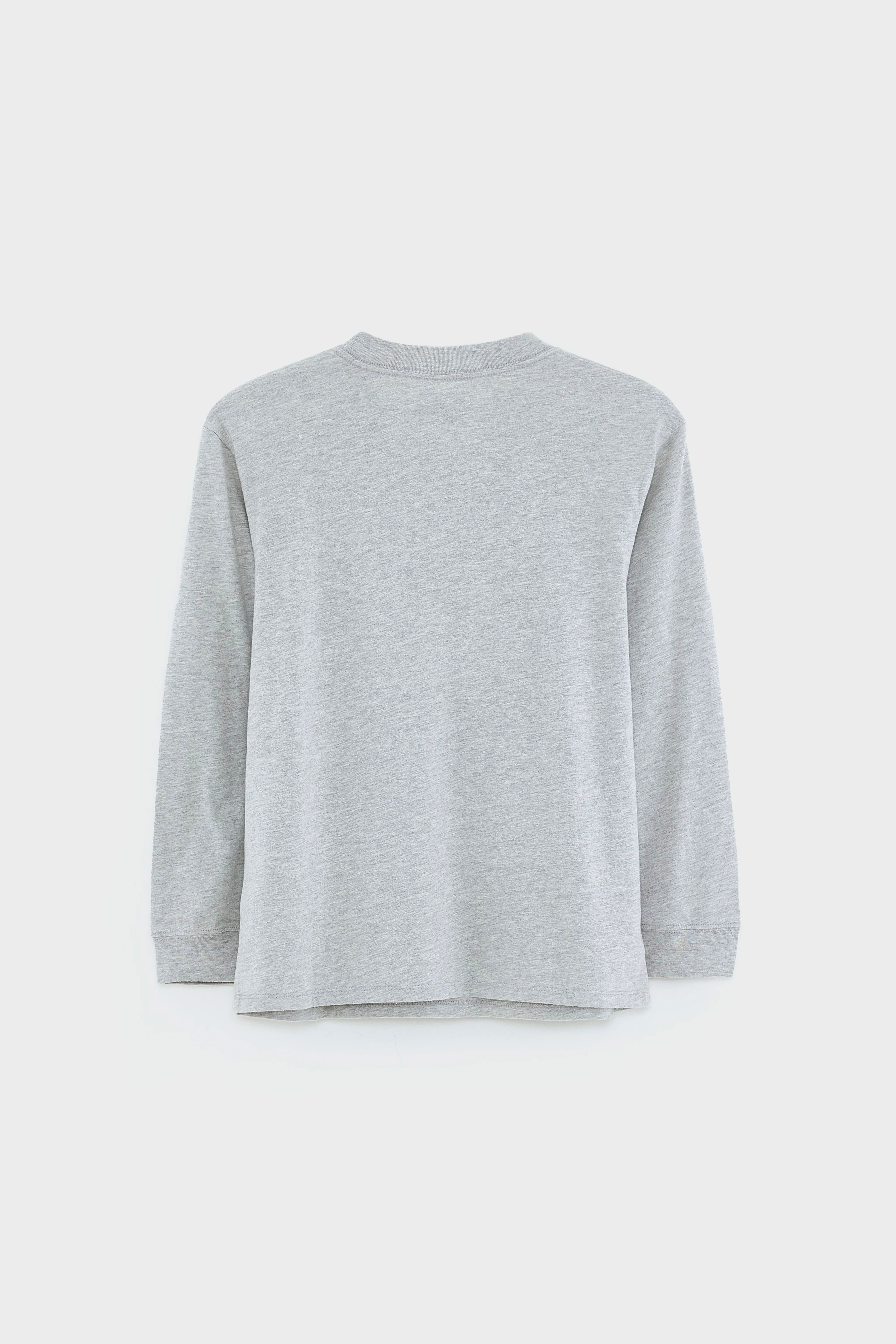 T-shirt À Manches Longues Kellos - H. grey Pour Garçon | Bellerose