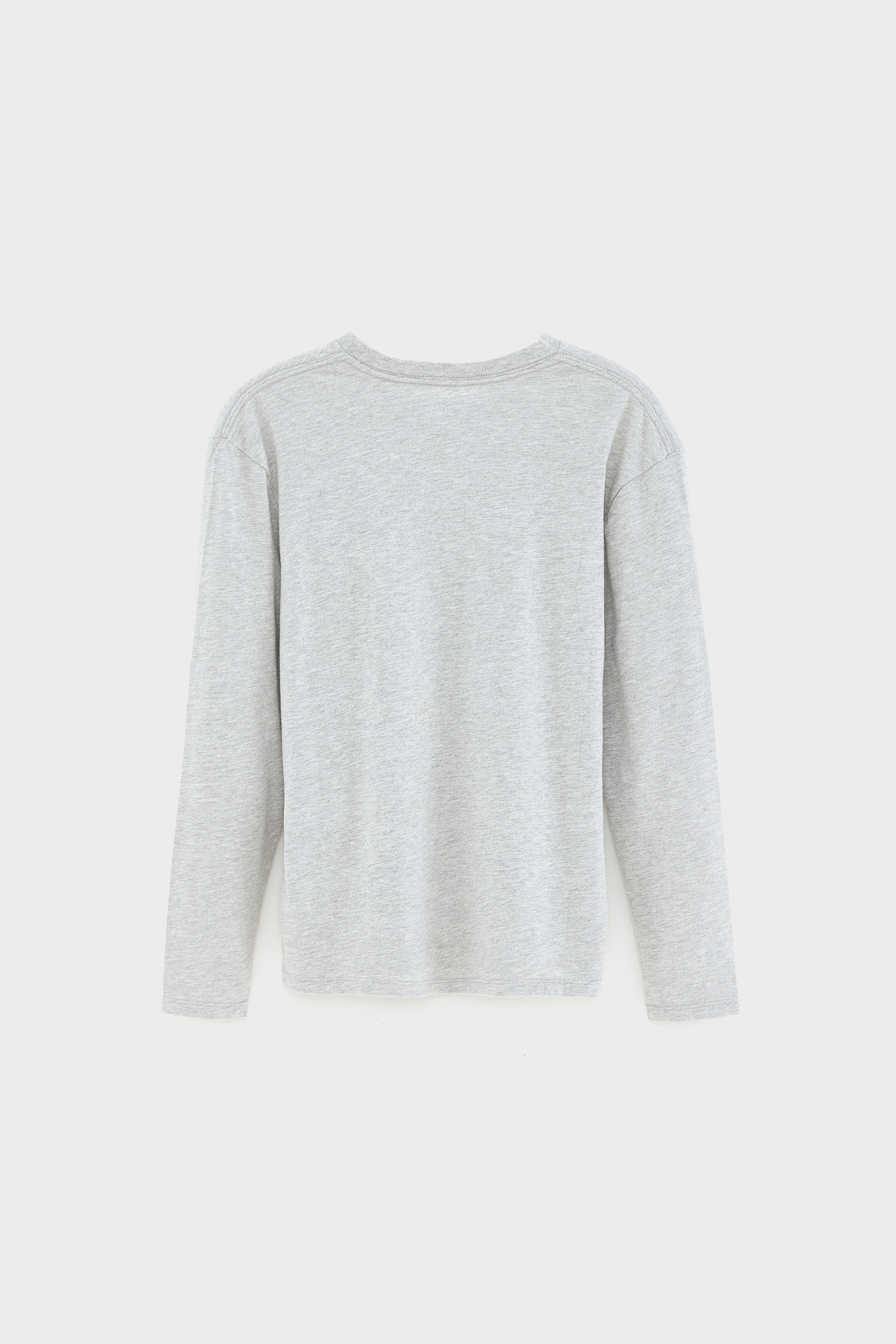 T-shirt À Manches Longues Cemmo - H. grey Pour Garçon | Bellerose