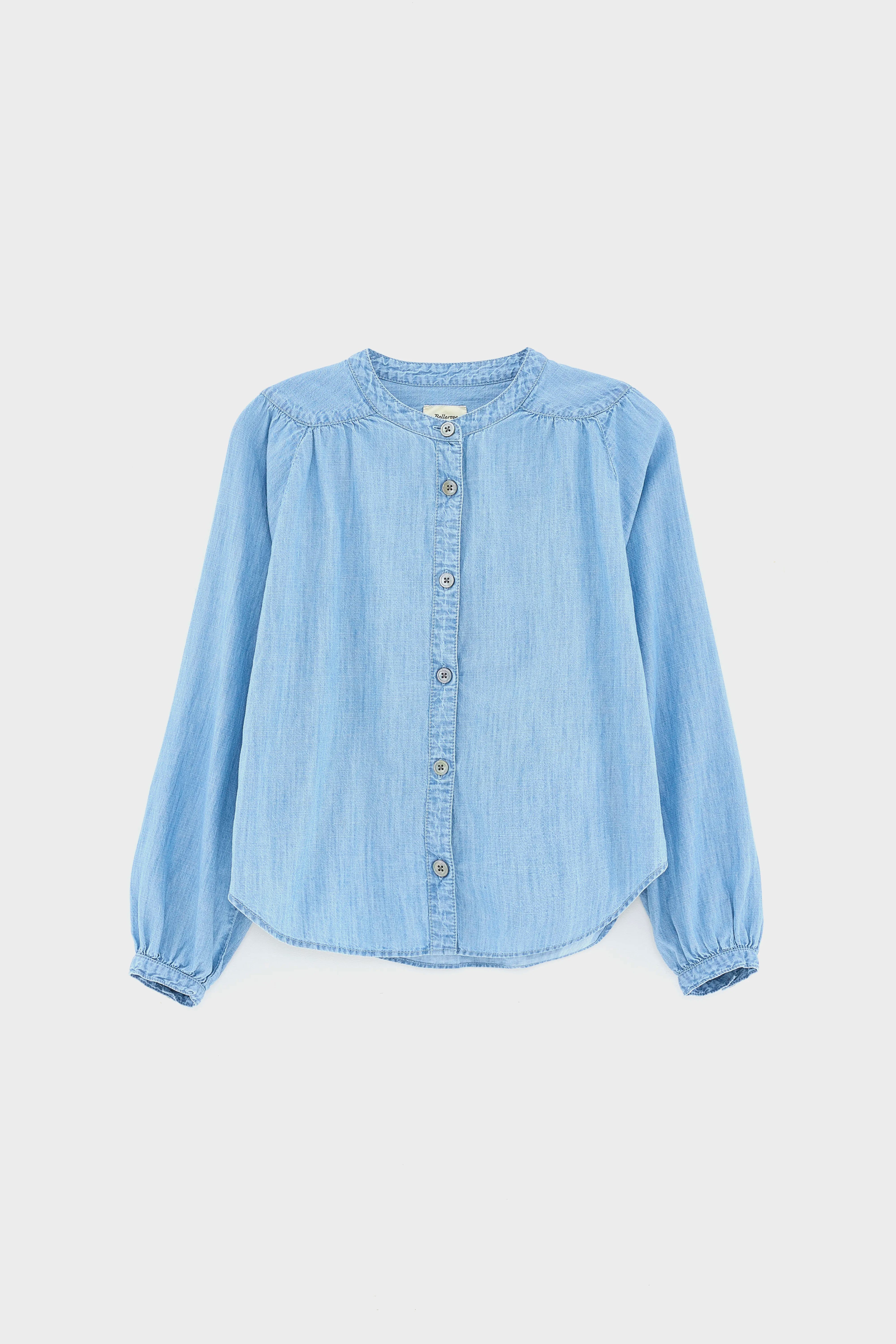 Hopsa Denim Blouse - Blue For Girls | Bellerose