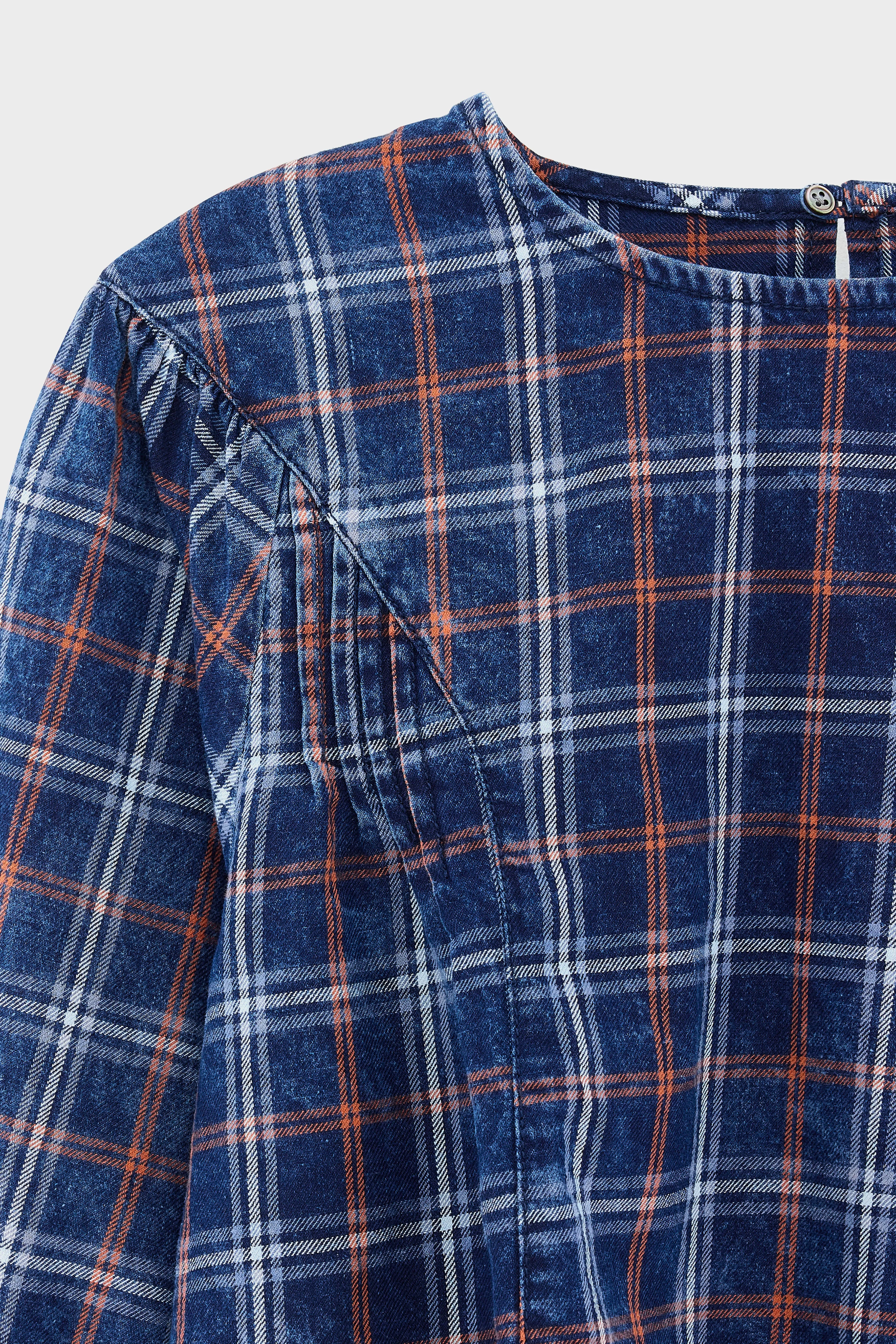 Blouse Oversized Wimpi - Indigo / Ketchup / White Pour Fille | Bellerose