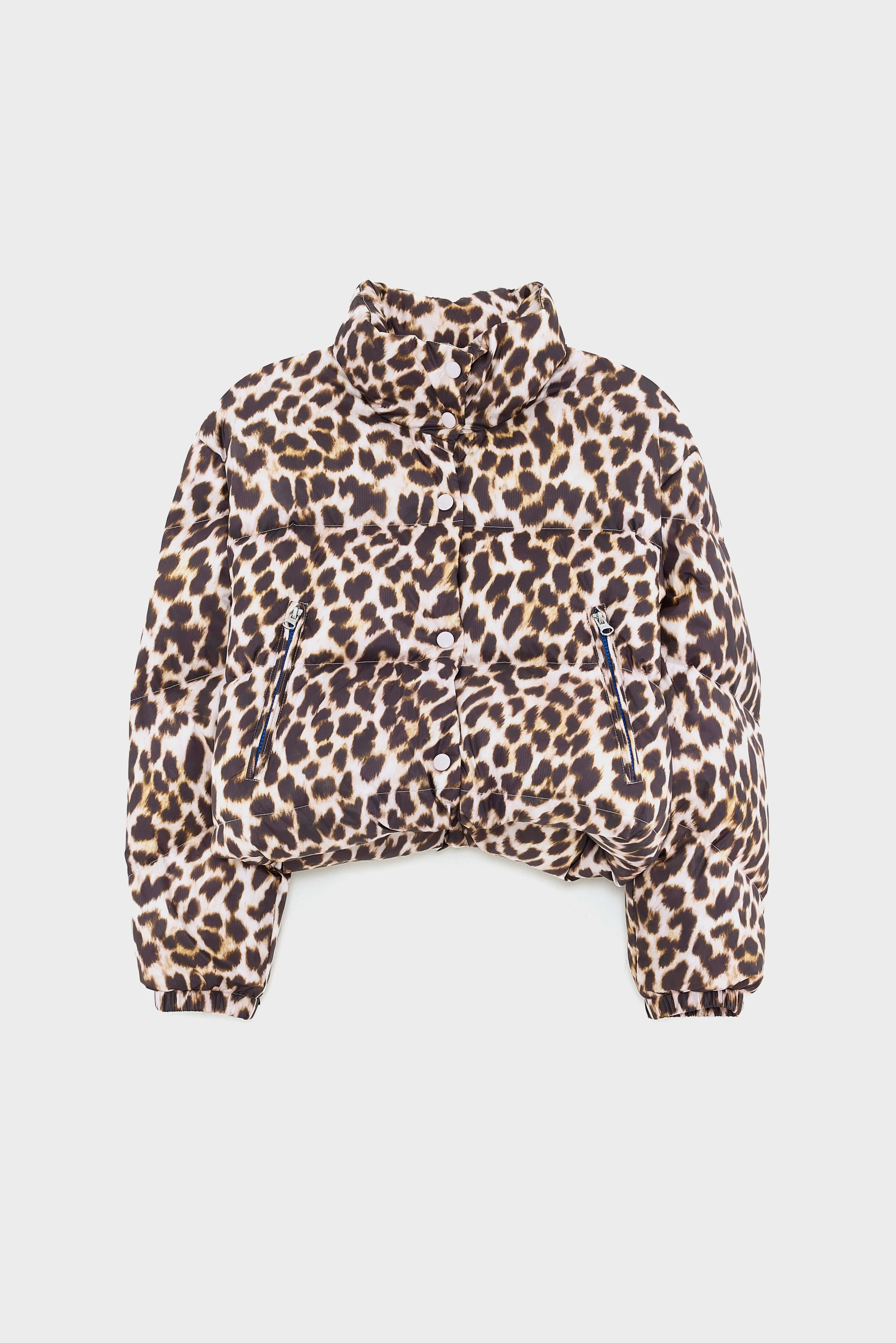 Hoover Puffer Jacket - Beige / Dark roast For Girls | Bellerose