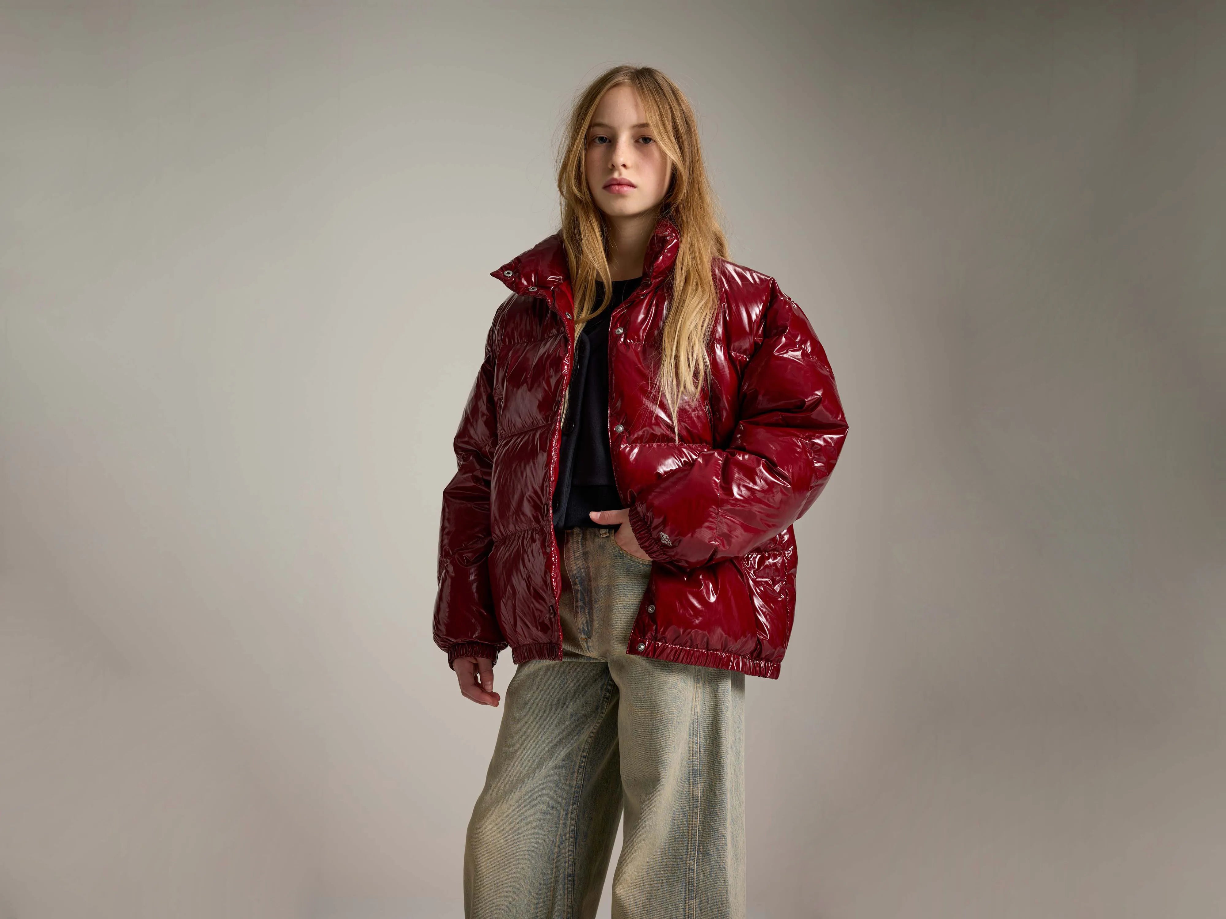 Hoover puffer jas (252 / G / CERISE)