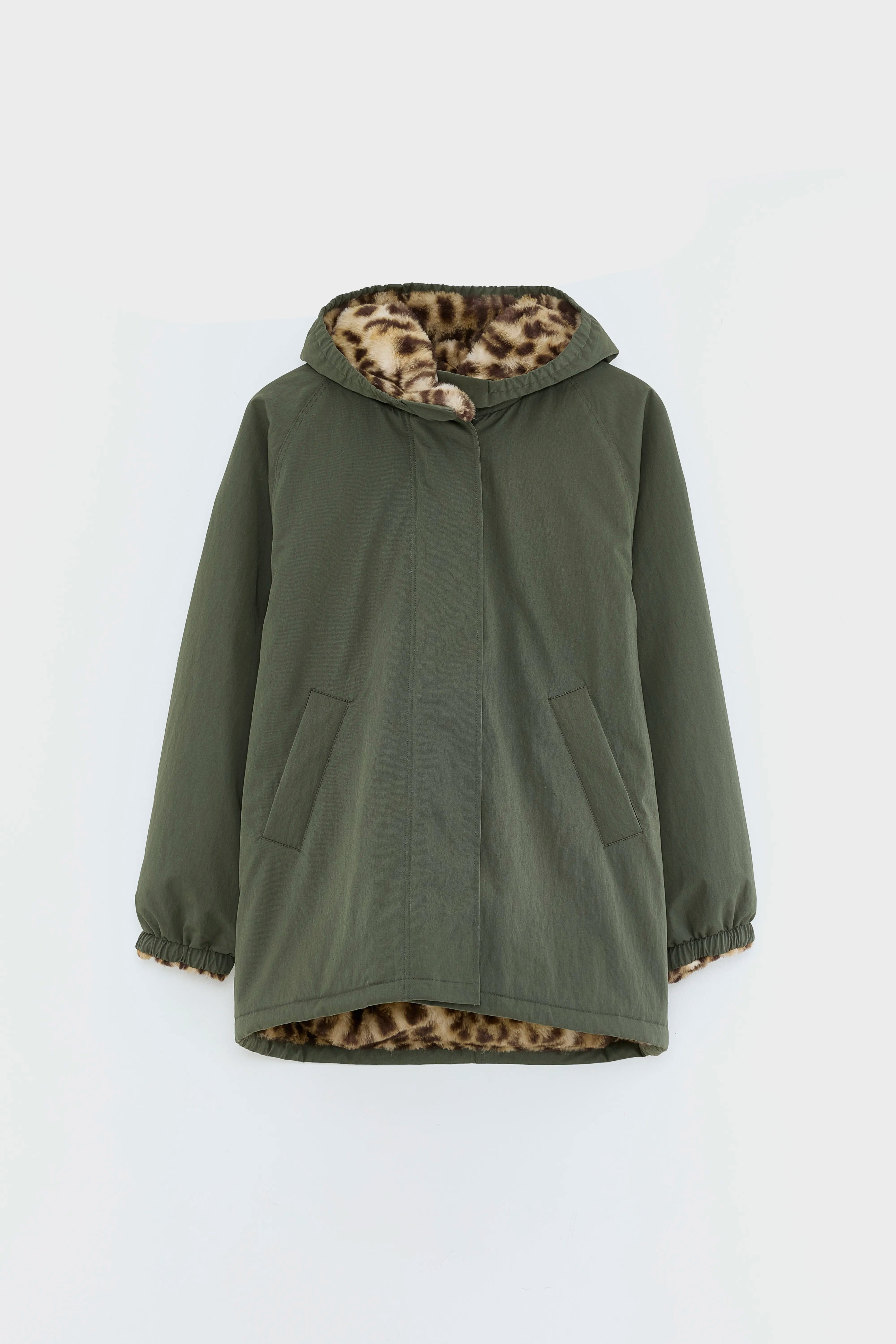 Parka À Capuche Harbor - Sage Pour Fille | Bellerose