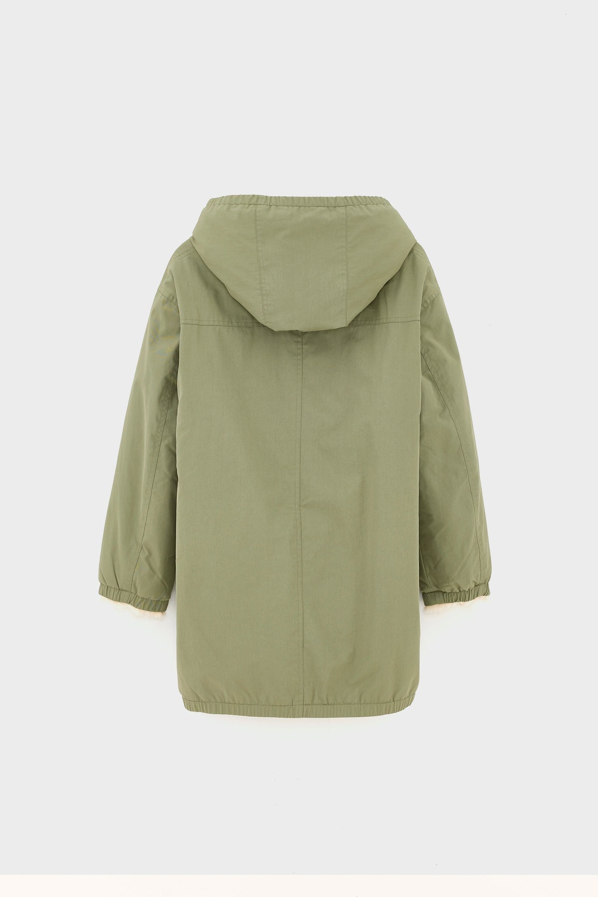 Parka À Capuche Vert Kaki Harbour - Jeep Pour Fille | Bellerose