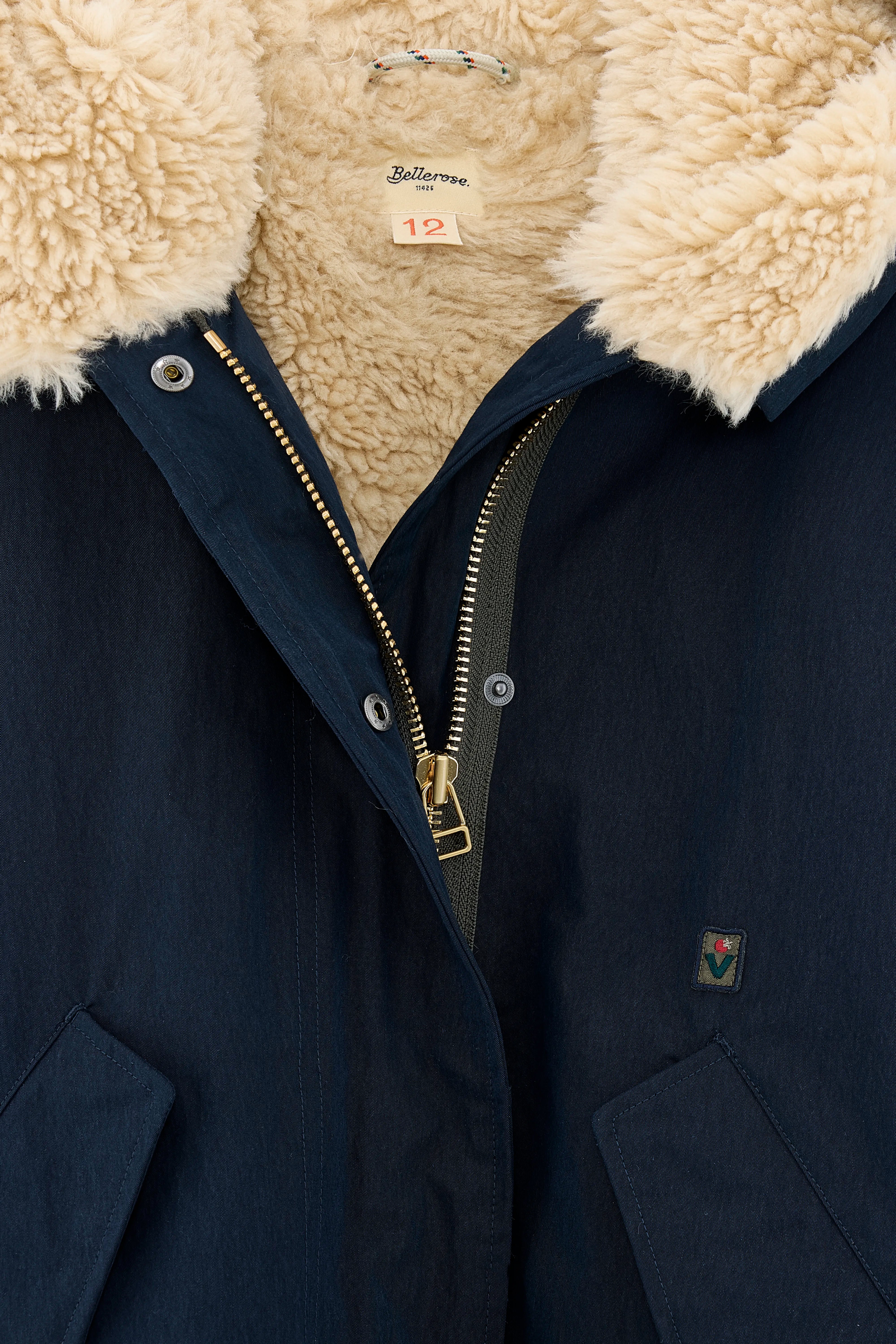 Parka À Capuche Bleu Marine Harbour - Navy Pour Fille | Bellerose