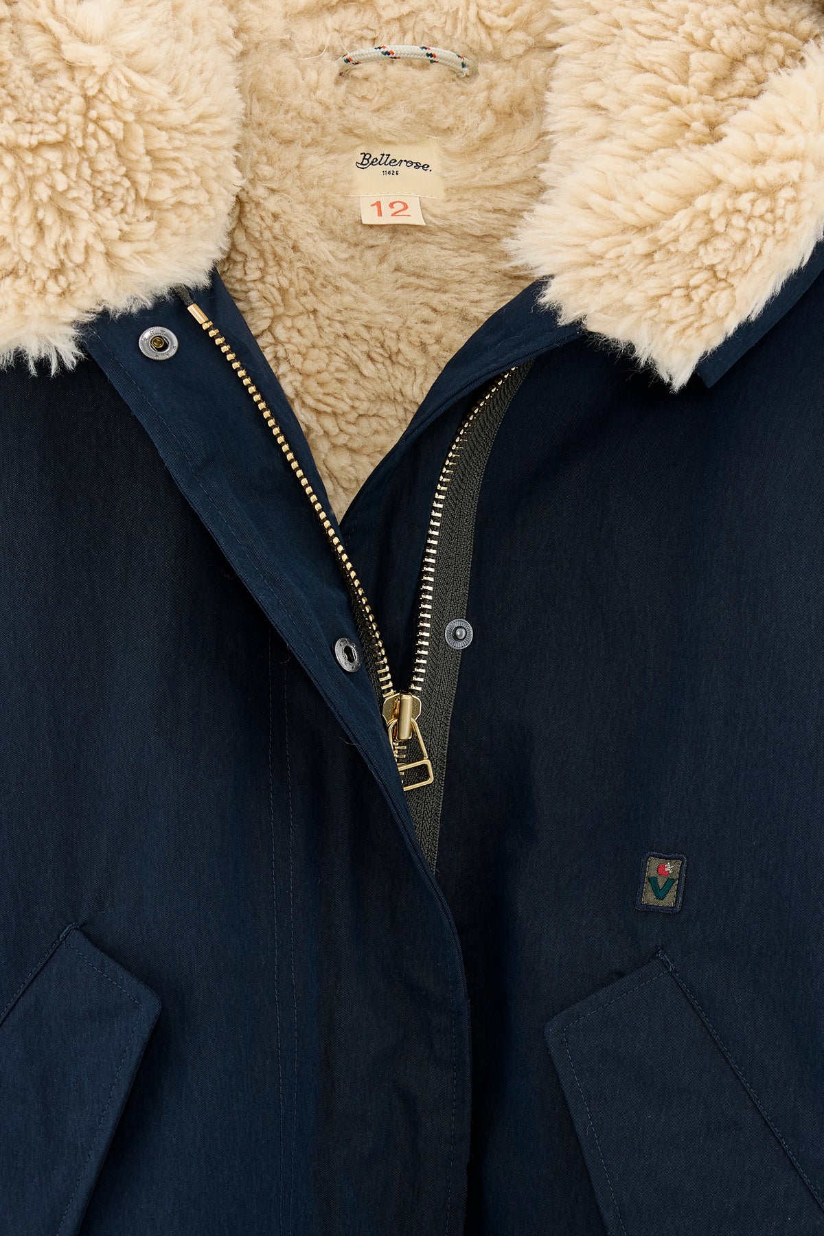 Parka À Capuche Bleu Marine Harbour - Navy Pour Fille | Bellerose