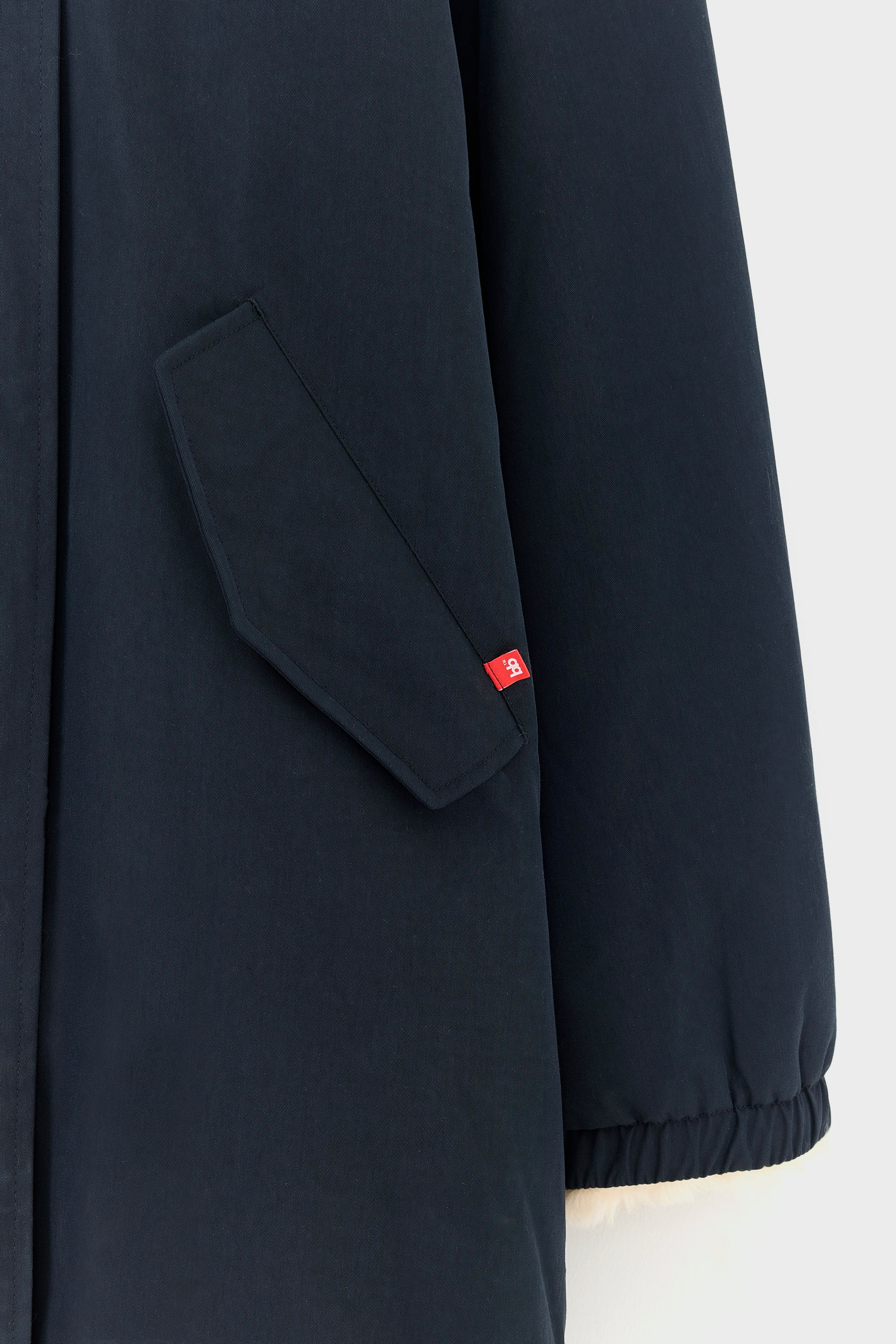 Parka À Capuche Bleu Marine Harbour - Navy Pour Fille | Bellerose