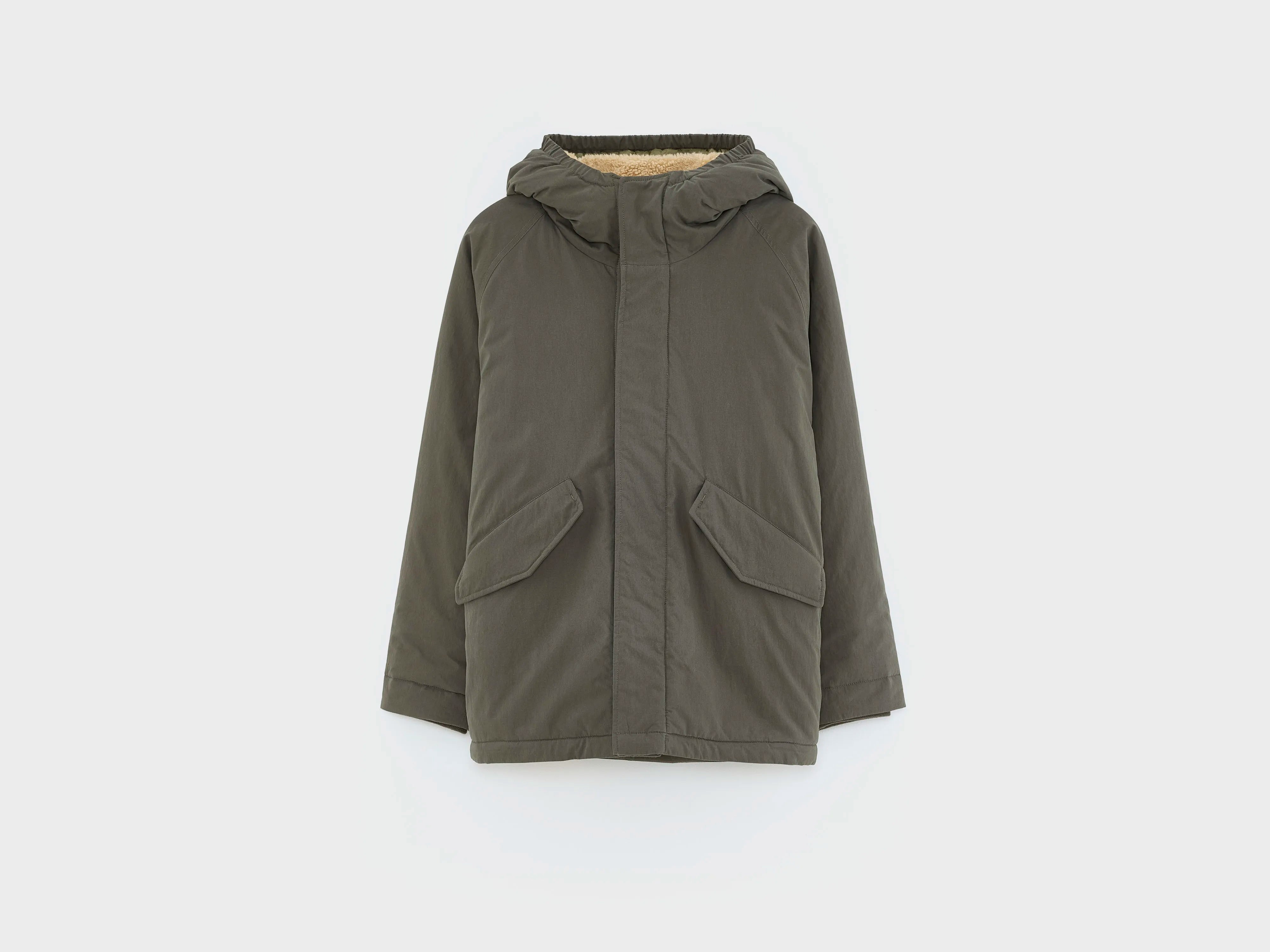 Hugues mantel met capuchon (252 / B / BELUGA)