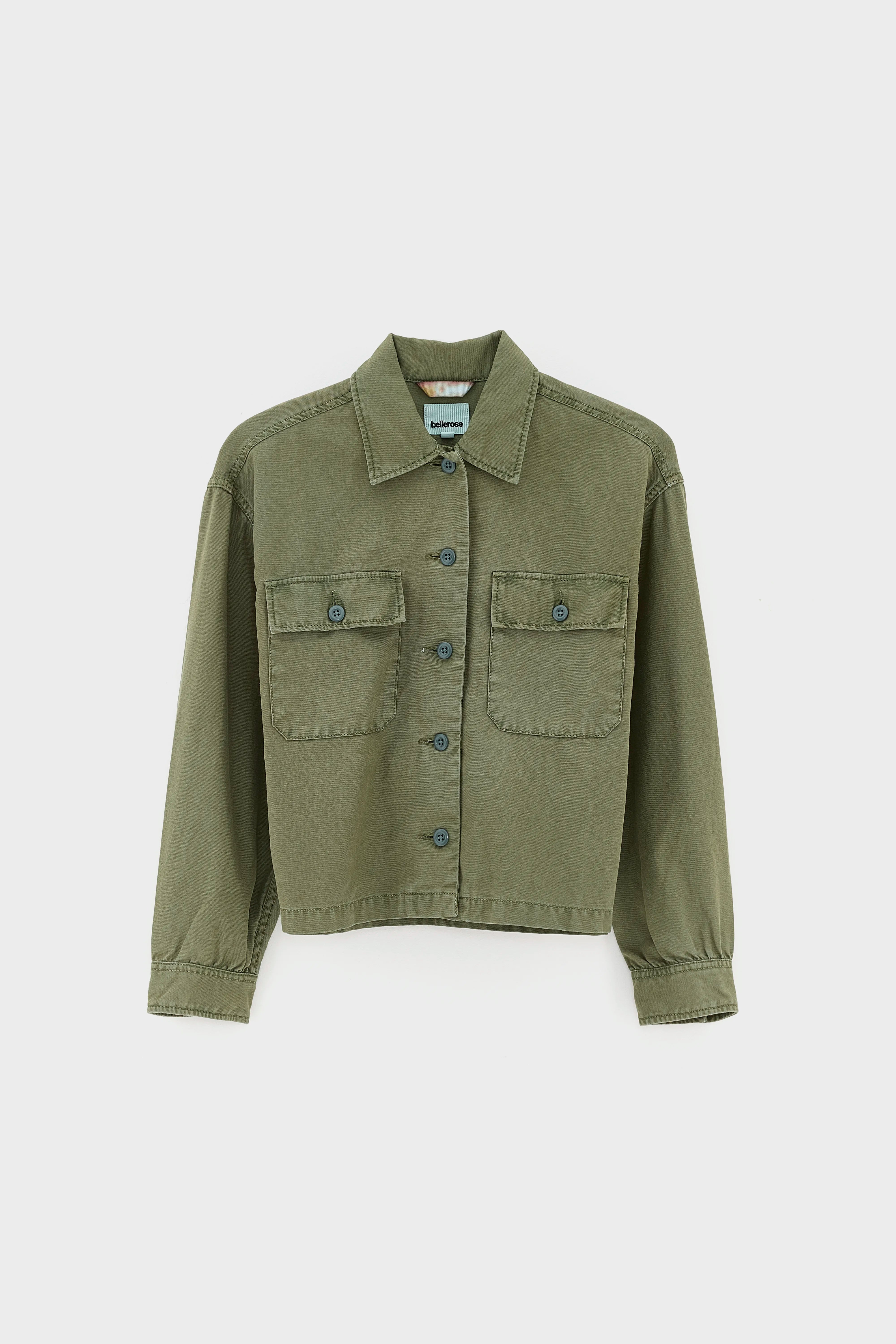 Surchemise Classique Vert Kaki Azucar - Jeep Pour Fille | Bellerose