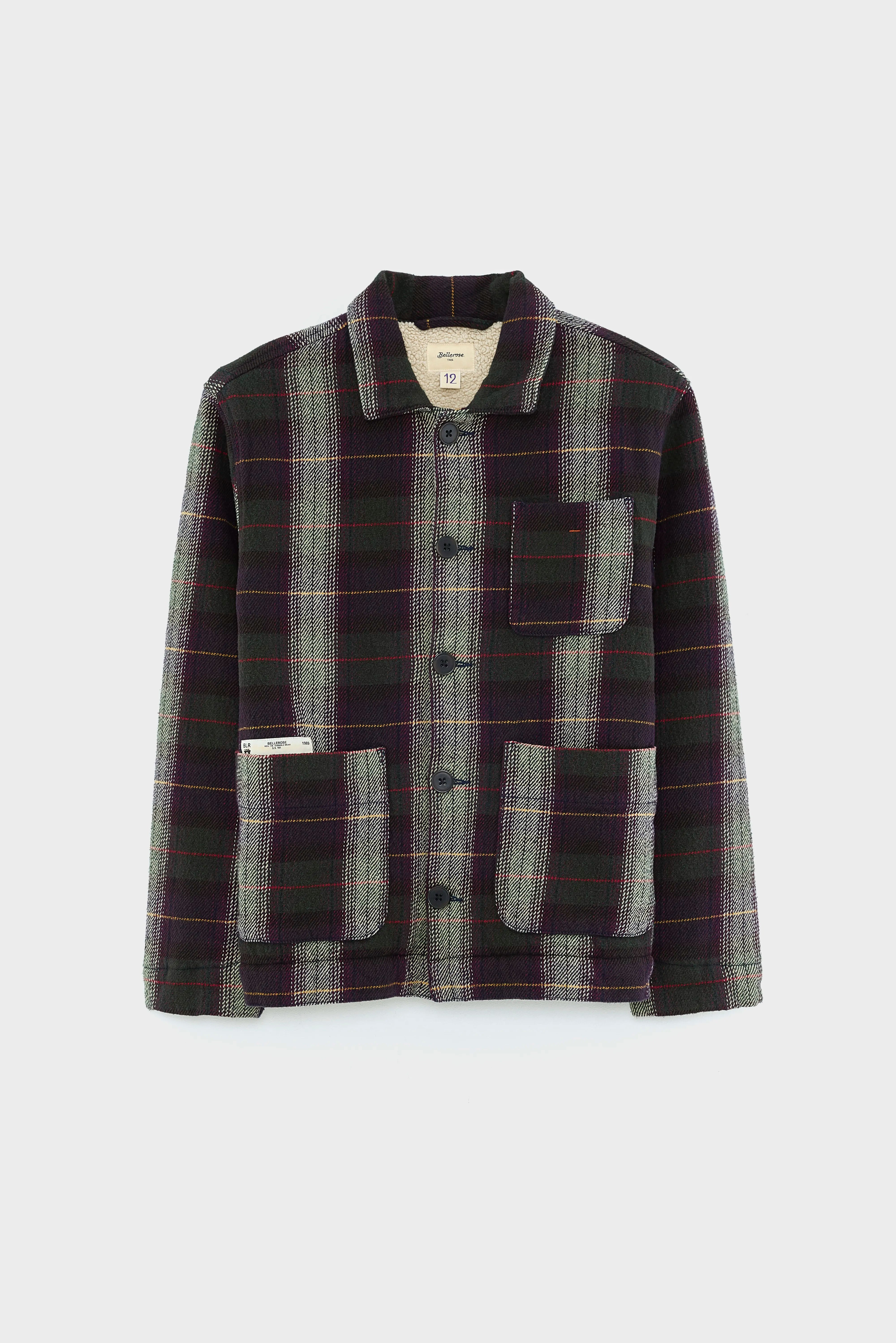 Wayatt Relaxed Overshirt - Bottle / Navy / Wine Voor Jongens | Bellerose