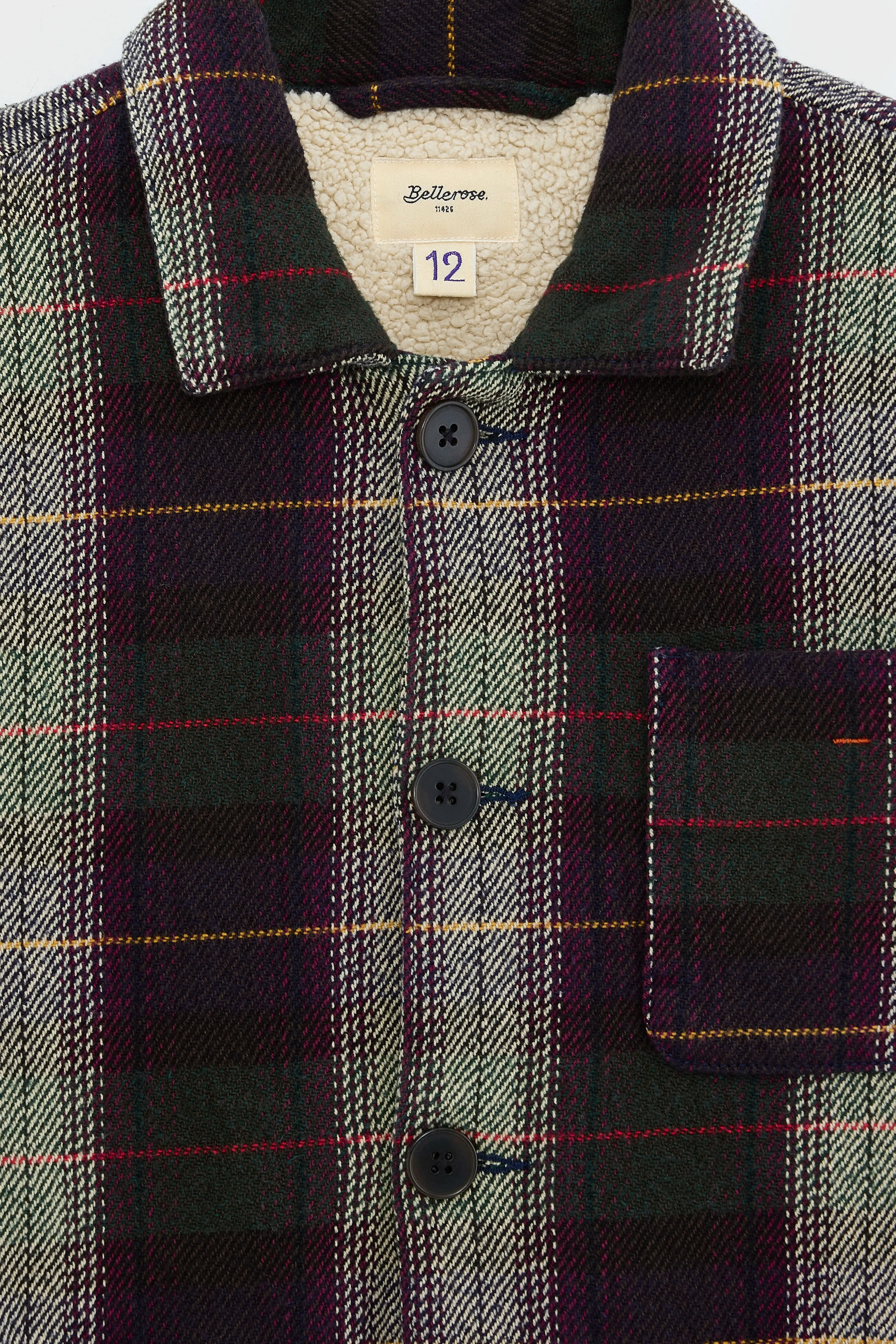 Wayatt Relaxed Overshirt - Bottle / Navy / Wine Voor Jongens | Bellerose